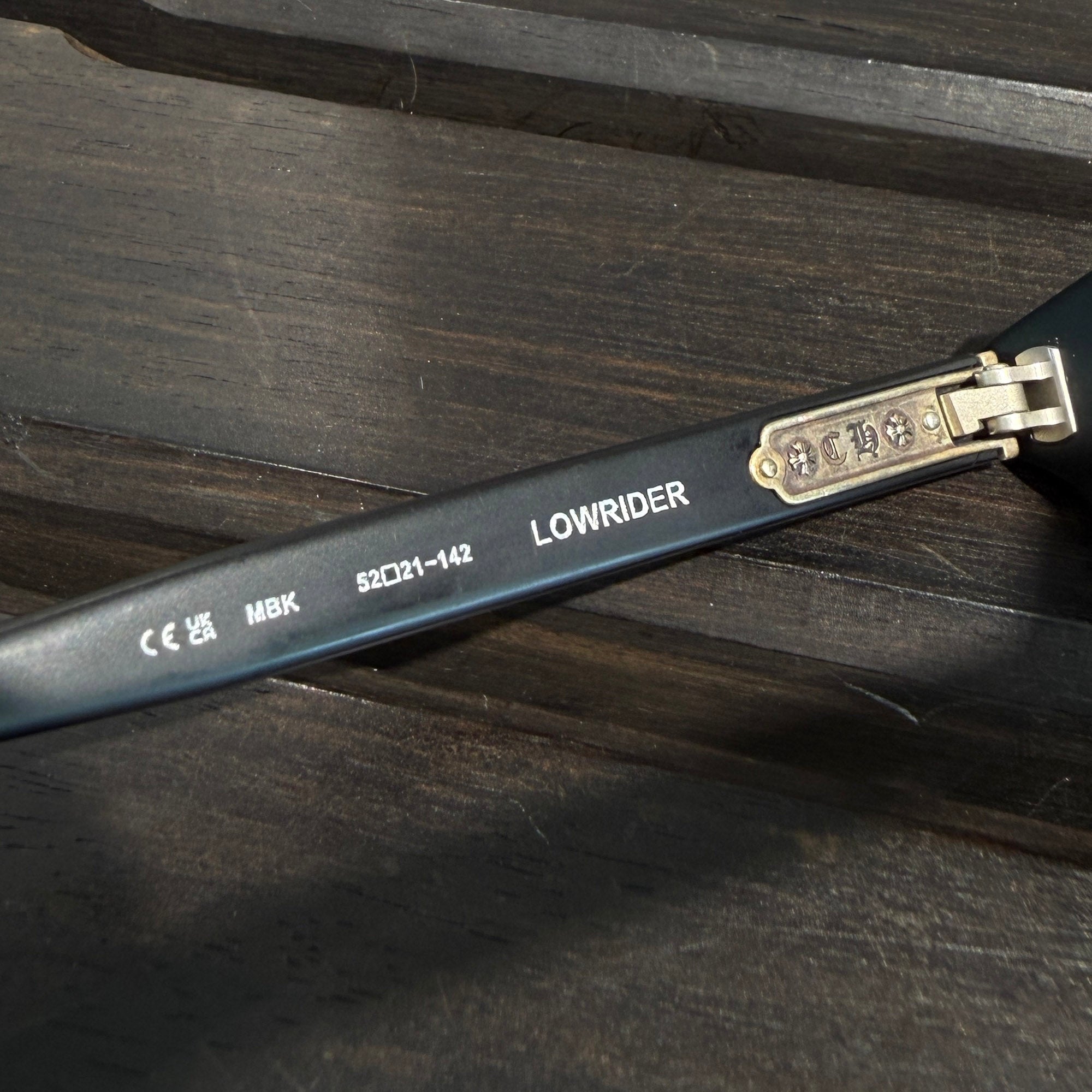 CHROME HEARTS LOWRIDER Sunglasses Size 52□21-142 クロムハーツ ローライダー サングラス サイズ52□21-142