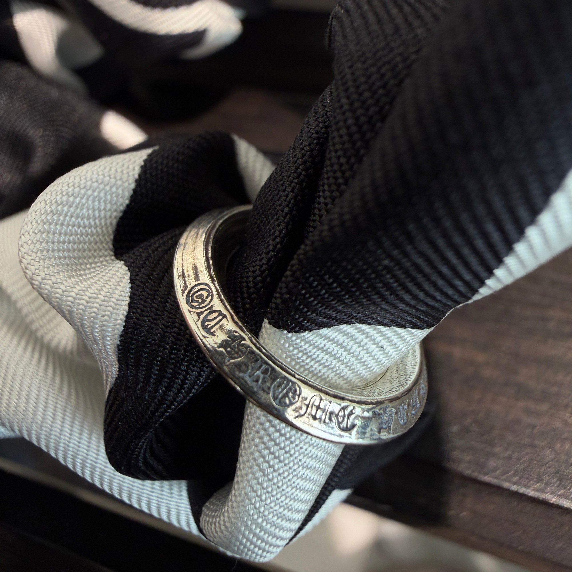 CHROME HEARTS CH SILK SCRUNCHIE HAIR BAND クロムハーツ CH シルク スクランチー ヘアバンド