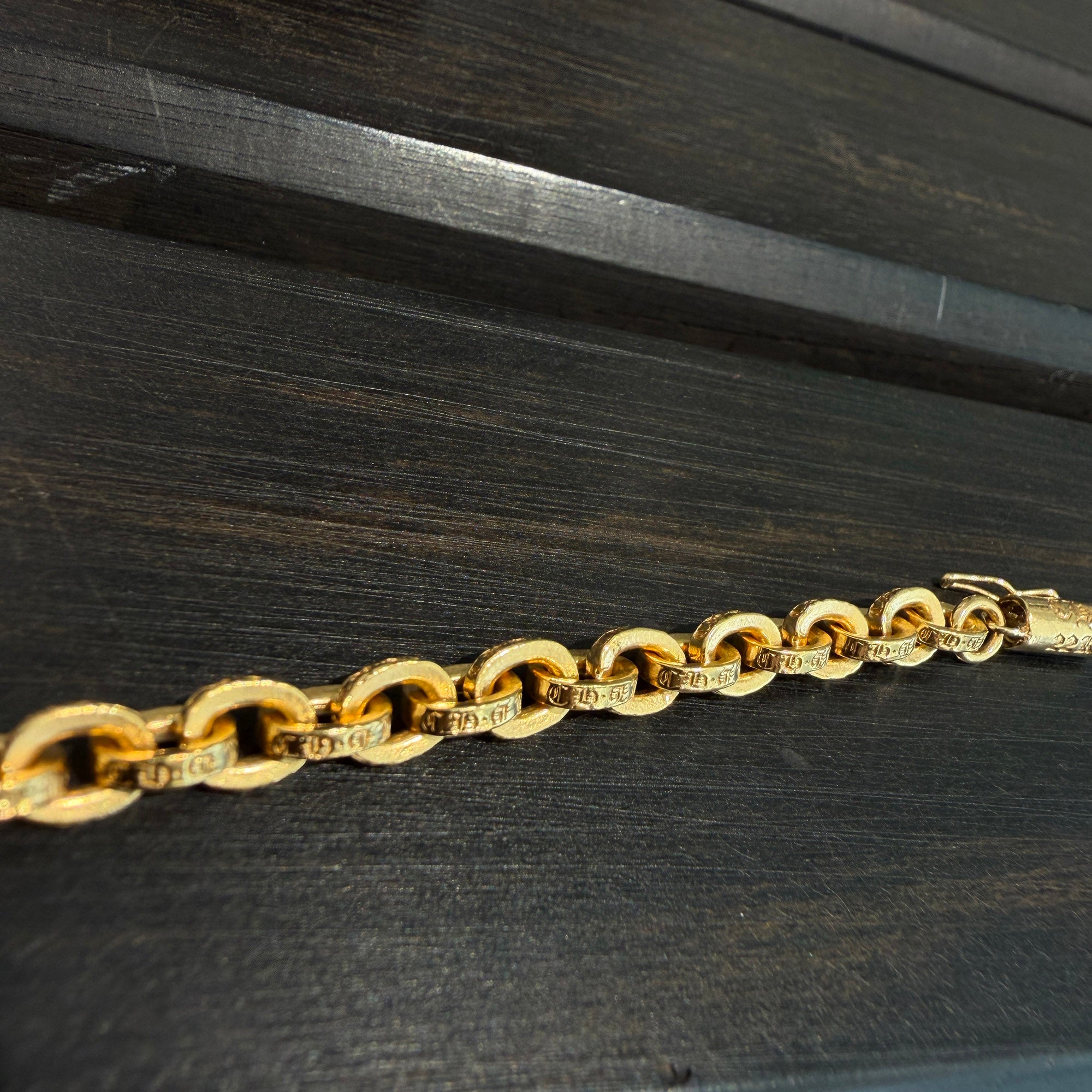 CHROME HEARTS 22K Paper Chain Size 24 Inch クロムハーツ 22K ペーパー チェーン サイズ24インチ