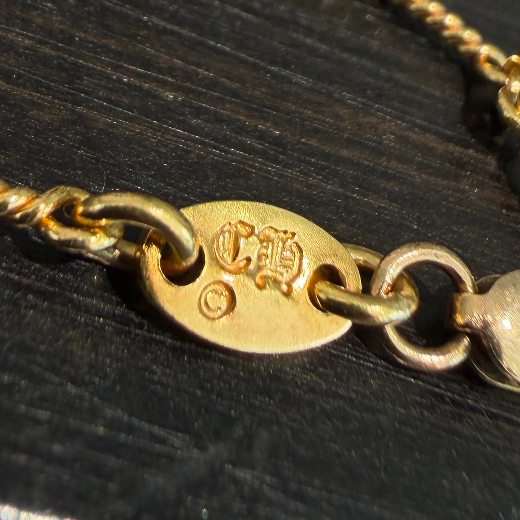 CHROME HEARTS 22K Twist Chain Necklace Size 16 Inch クロムハーツ 22K ツイストチェーン ネックレス サイズ16インチ