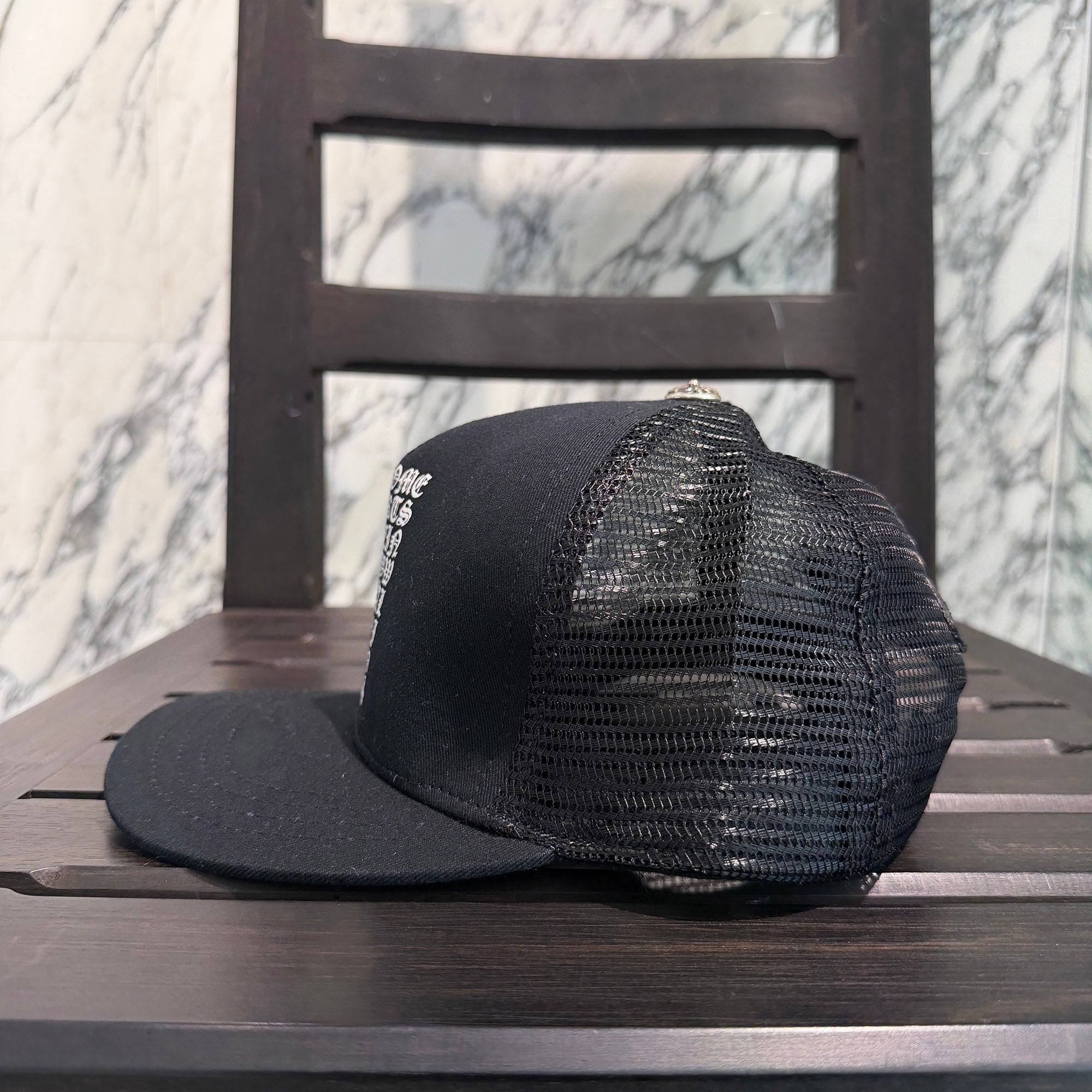 CHROME HEARTS Made In Hollywood Fuck You Vertical Logo Trucker Cap Size ONE SIZE（53-60）クロムハーツ メイドインハリウッド ファックユー ヴァーティカルロゴ トラッカーキャップ サイズONE SIZE（53-60)