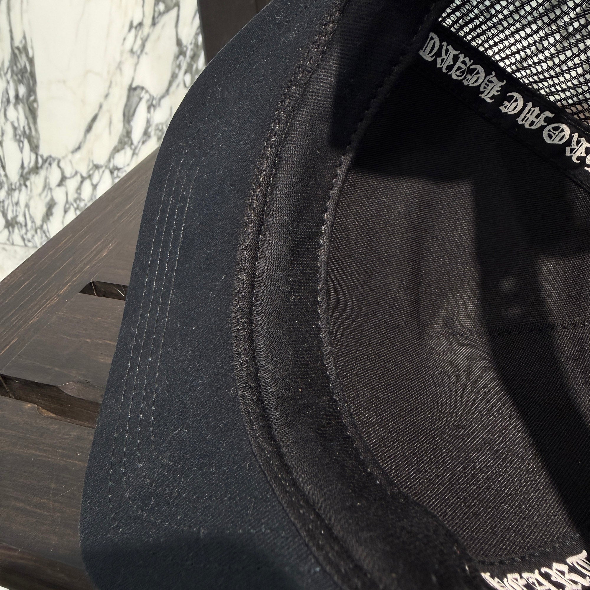 CHROME HEARTS Made In Hollywood Fuck You Vertical Logo Trucker Cap Size ONE SIZE（53-60）クロムハーツ メイドインハリウッド ファックユー ヴァーティカルロゴ トラッカーキャップ サイズONE SIZE（53-60)