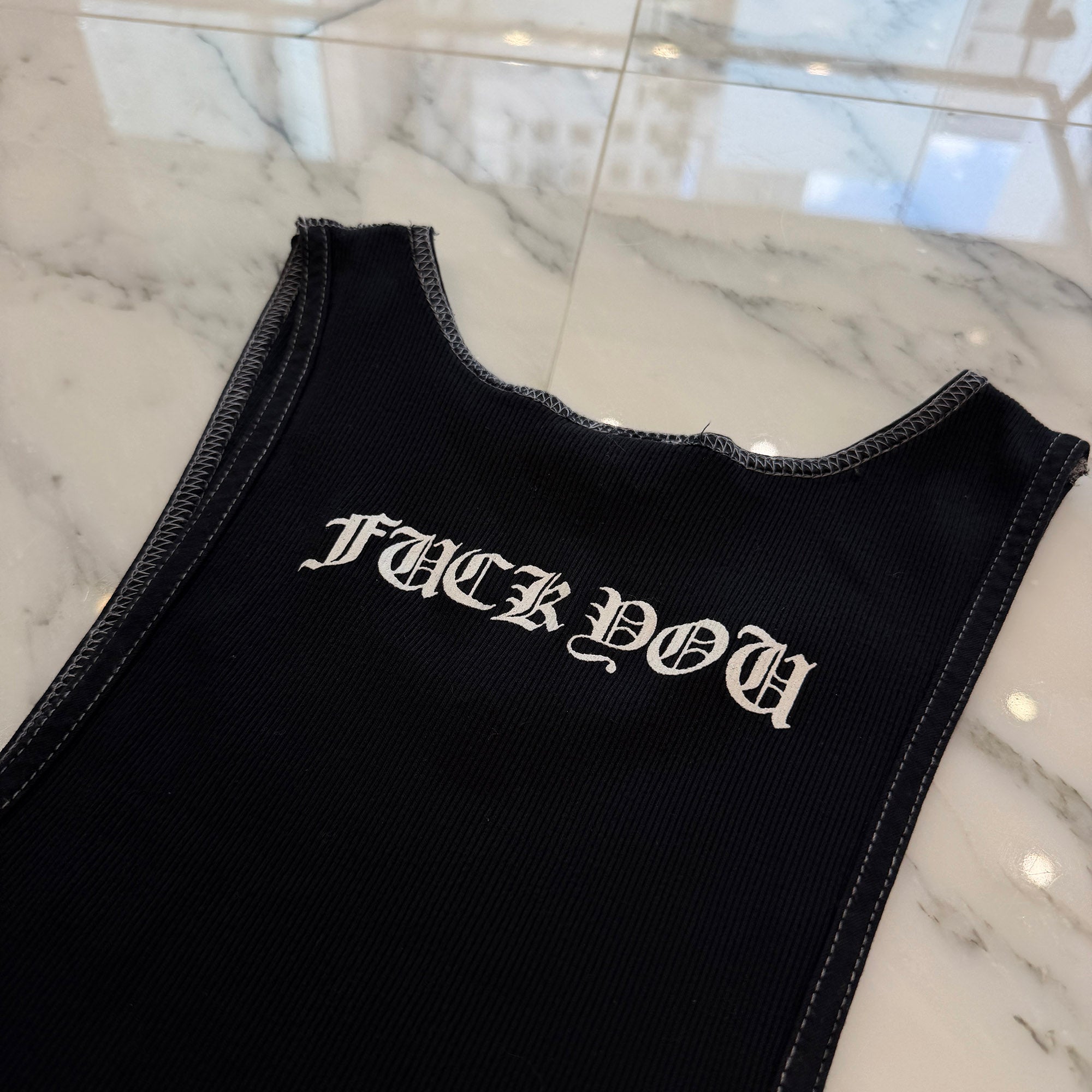 CHROME HEARTS TOKYO Limited FUCK YOU Horseshoe Tank Top Size L クロムハーツ 東京限定 ファックユー ホースシュータンクトップ サイズL