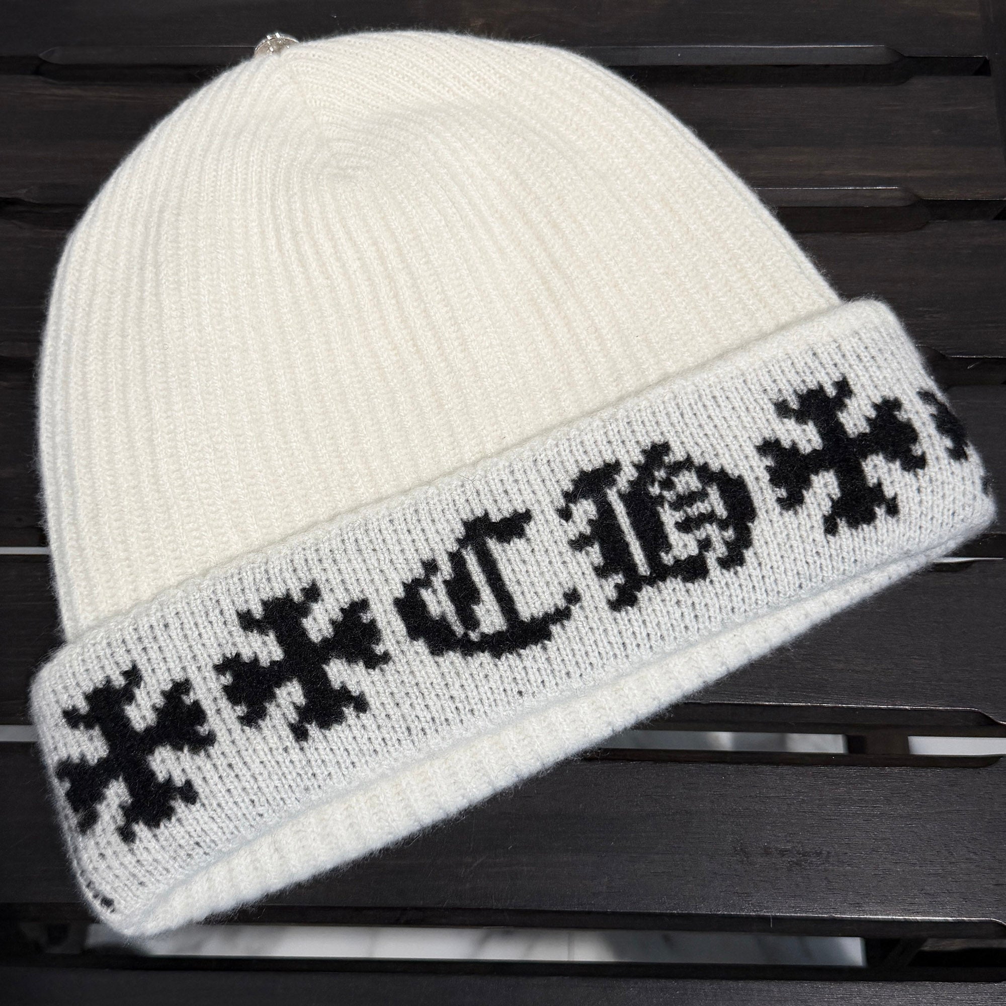 CHROME HEARTS BIG DADDY Cashmere Knit Beanie Size ONE SIZE (25cm) クロムハーツ ビッグダディー カシミヤニット ビーニー サイズONE SIZE (25cm)