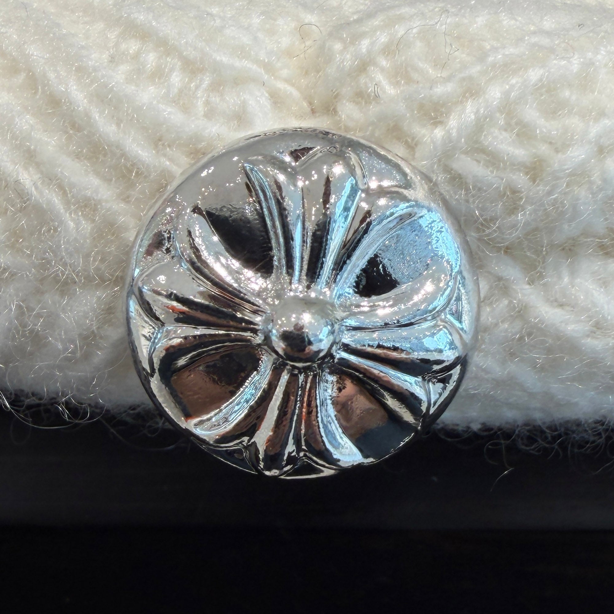 CHROME HEARTS BIG DADDY Cashmere Knit Beanie Size ONE SIZE (25cm) クロムハーツ ビッグダディー カシミヤニット ビーニー サイズONE SIZE (25cm)