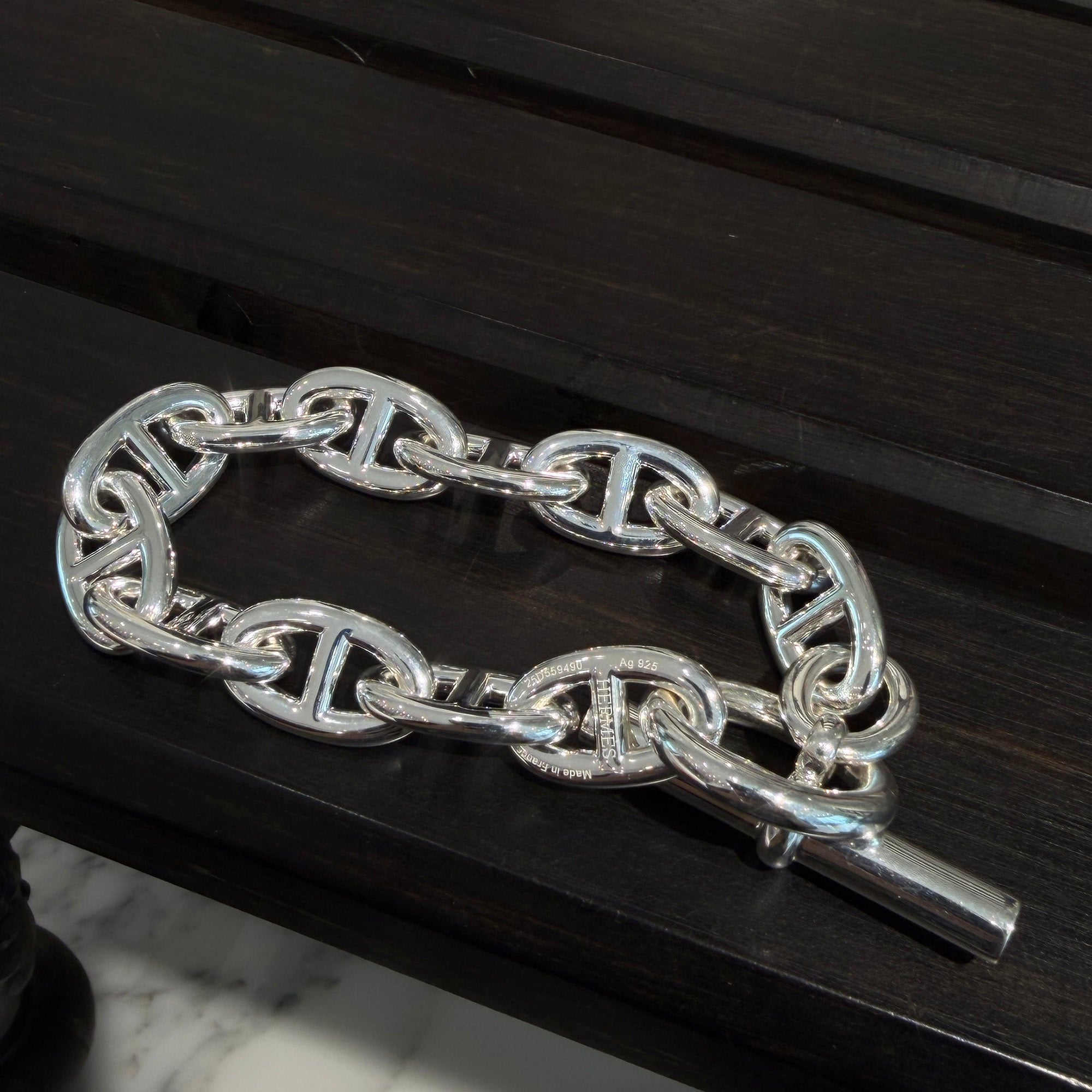 HERMES エルメスChaine d'Ancre TGM 12コマ 美品 HERMES Chaine d'Ancre TGM 12 エルメス シェーヌダンクル TGM 12コマ