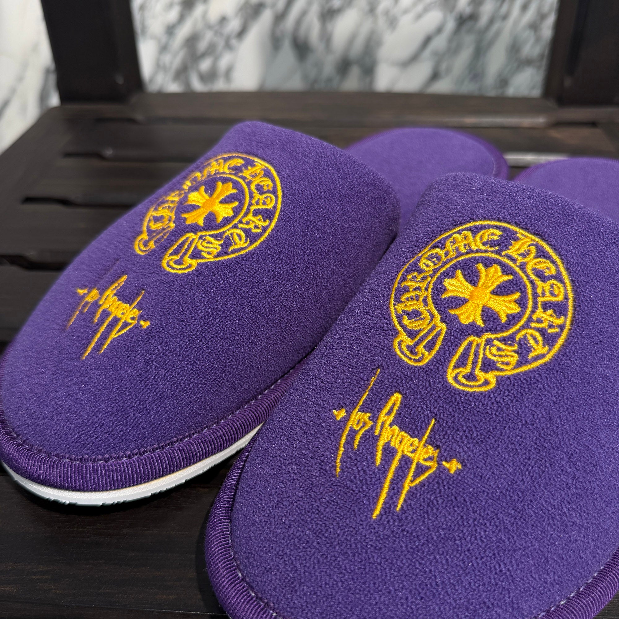 CHROME HEARTS Los Angeles Horseshoe Hotel Slippers Sandals Size M クロムハーツ ロサンゼルス限定 ホースシューホテルスリッパ サンダル サイズM