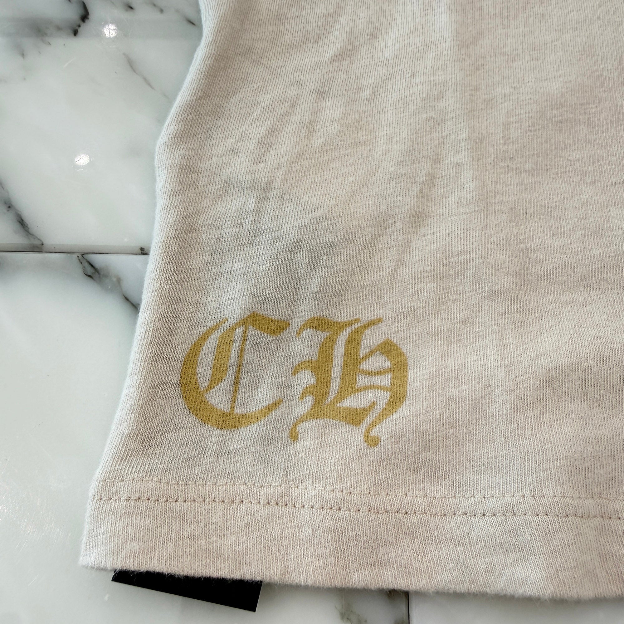 CHROME HEARTS Back Horseshoe Print Ringer Tee Size S クロムハーツ バックホースシュープリント リンガーTシャツ サイズS