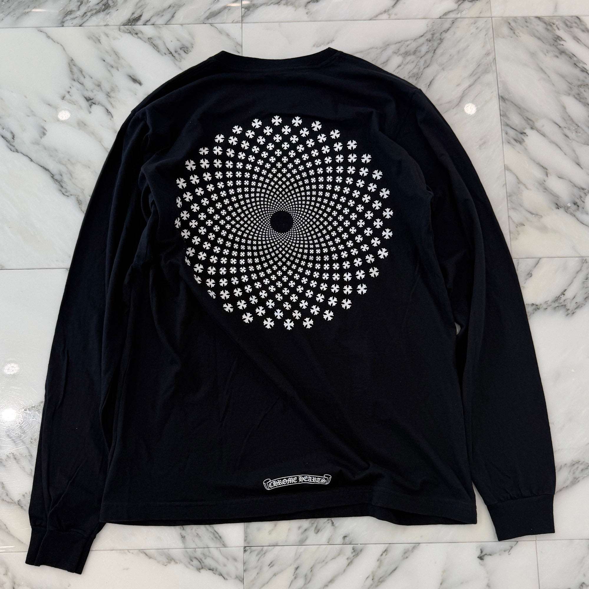 CHROME HEARTS Circle CH Plus Long Sleeve Tee Size L クロムハーツ サークル CHプラス ロングスリーブTシャツ サイズL