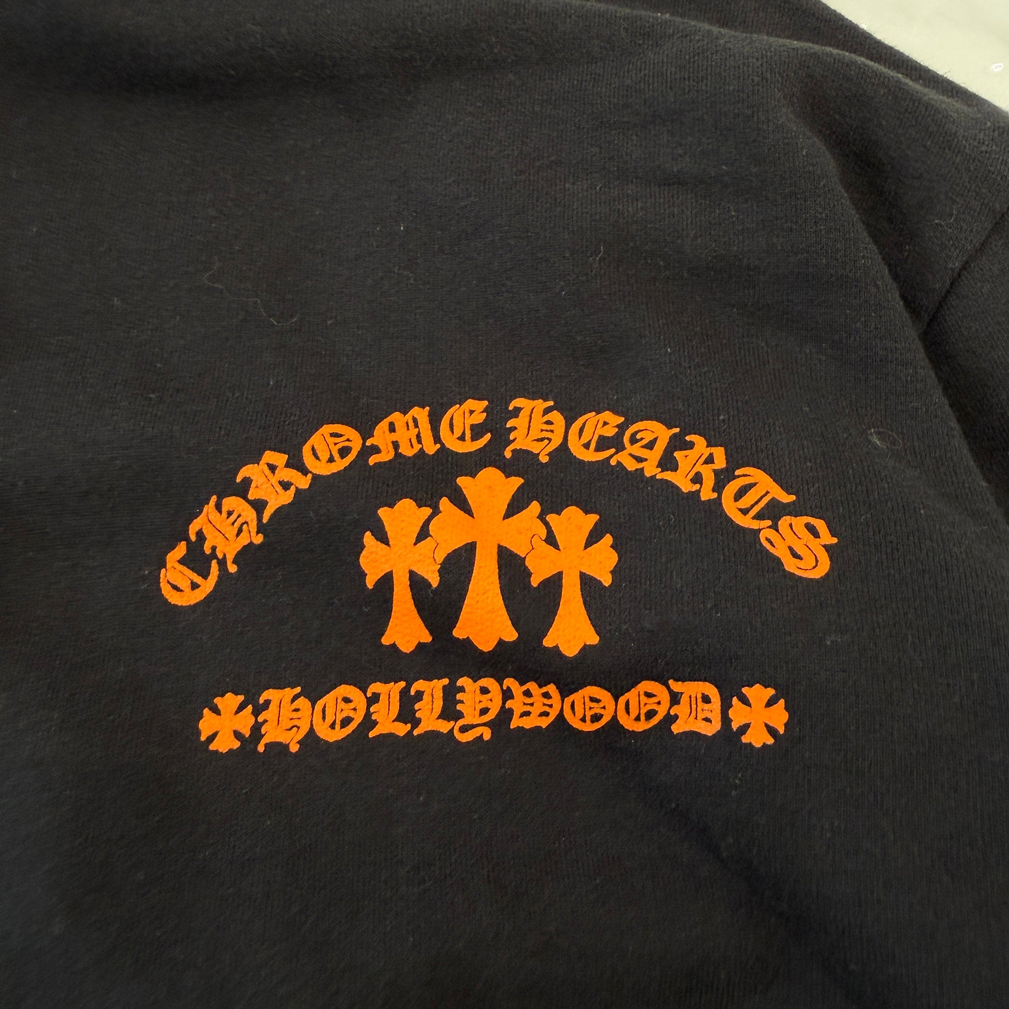 CHROME HEARTS King Taco 3 Cemetery Cross Print Pullover Hoodie Size M クロムハーツ キングタコ 3セメタリークロス プリント プルオーバーフーディー サイズM