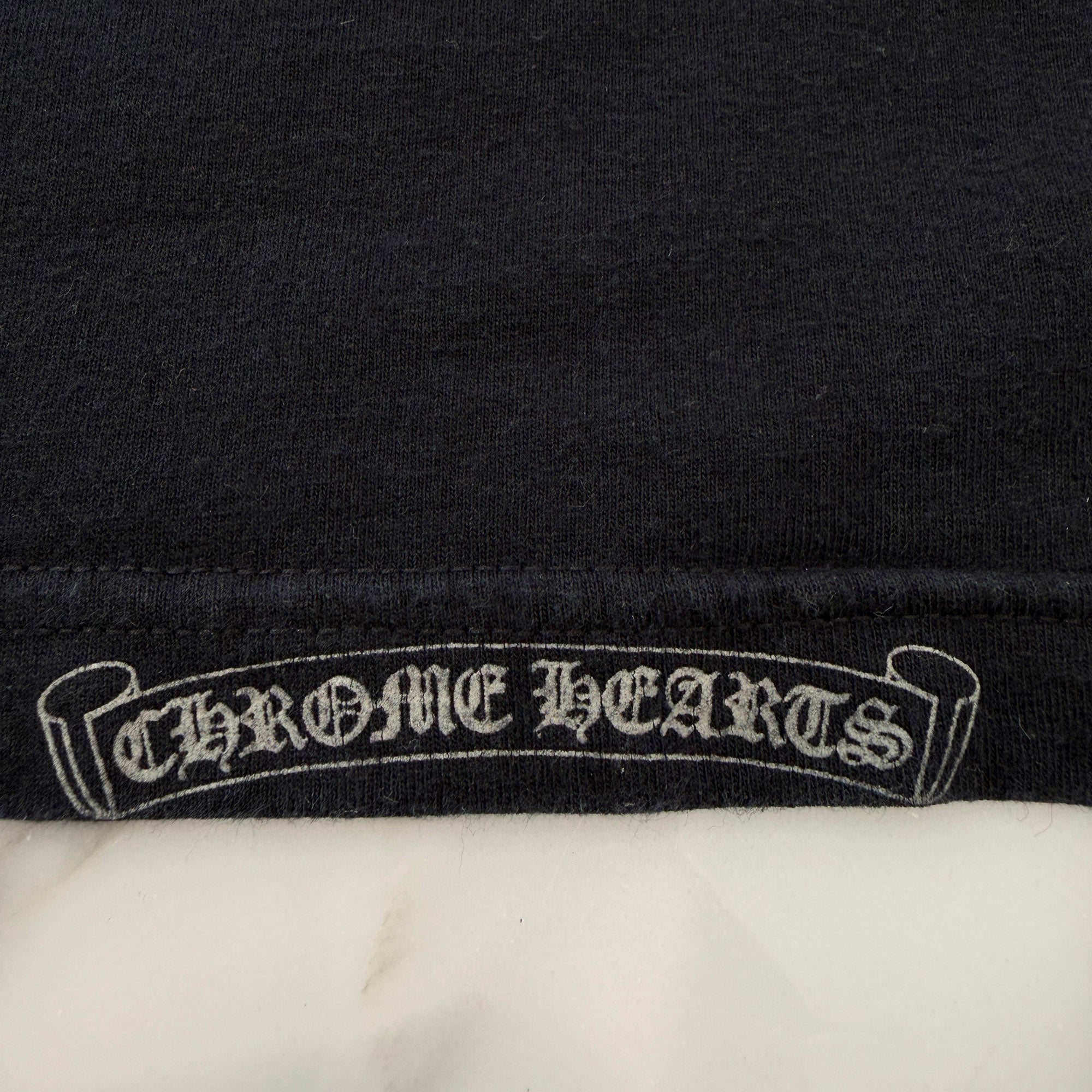 CHROME HEARTS Back Cemetery Cross Print Long Sleeve Tee Size M クロムハーツ バックセメタリークロス プリント ロングスリーブTシャツ サイズM