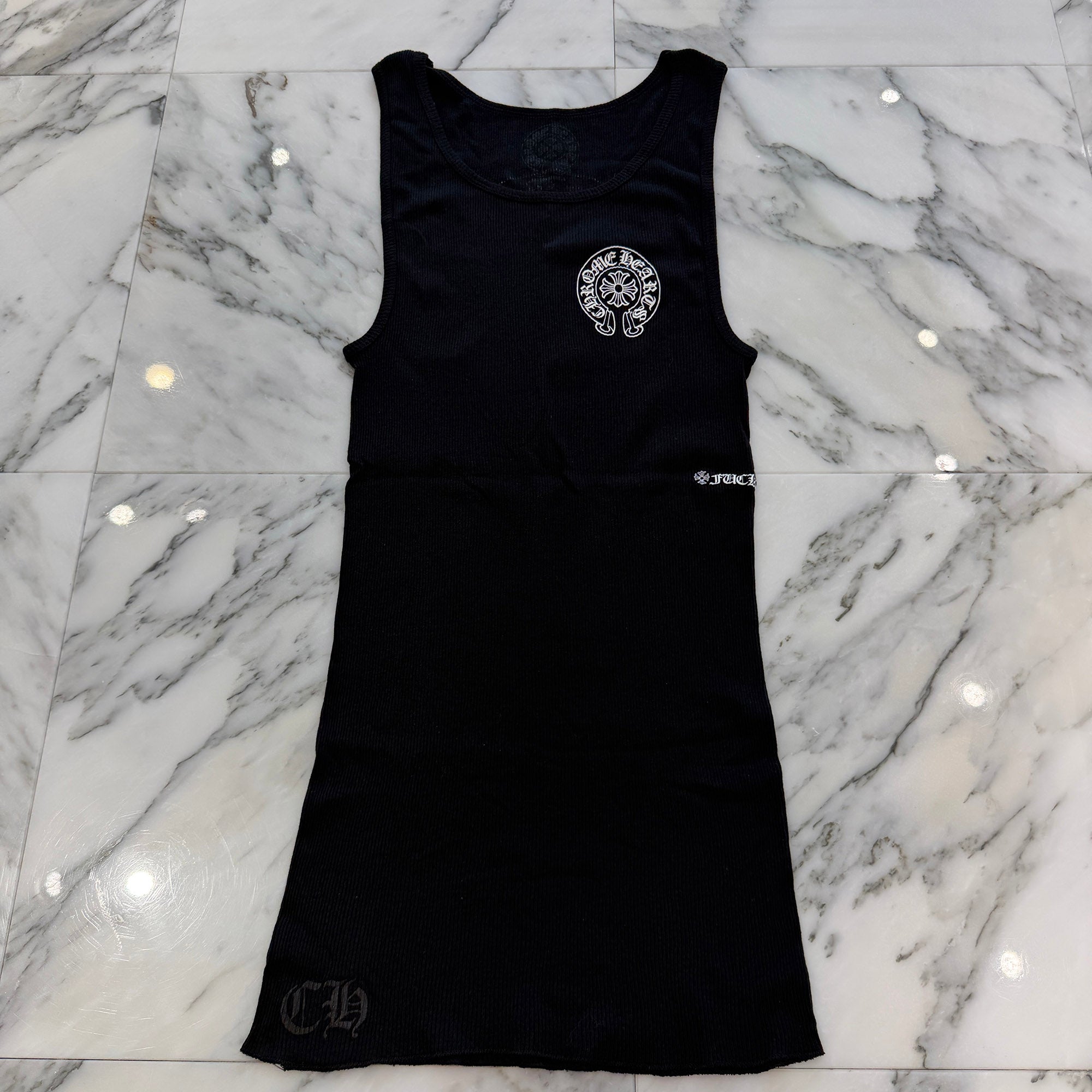 CHROME HEARTS Back Horseshoe Tank Top Size L クロムハーツ バックホースシュー タンクトップ サイズL