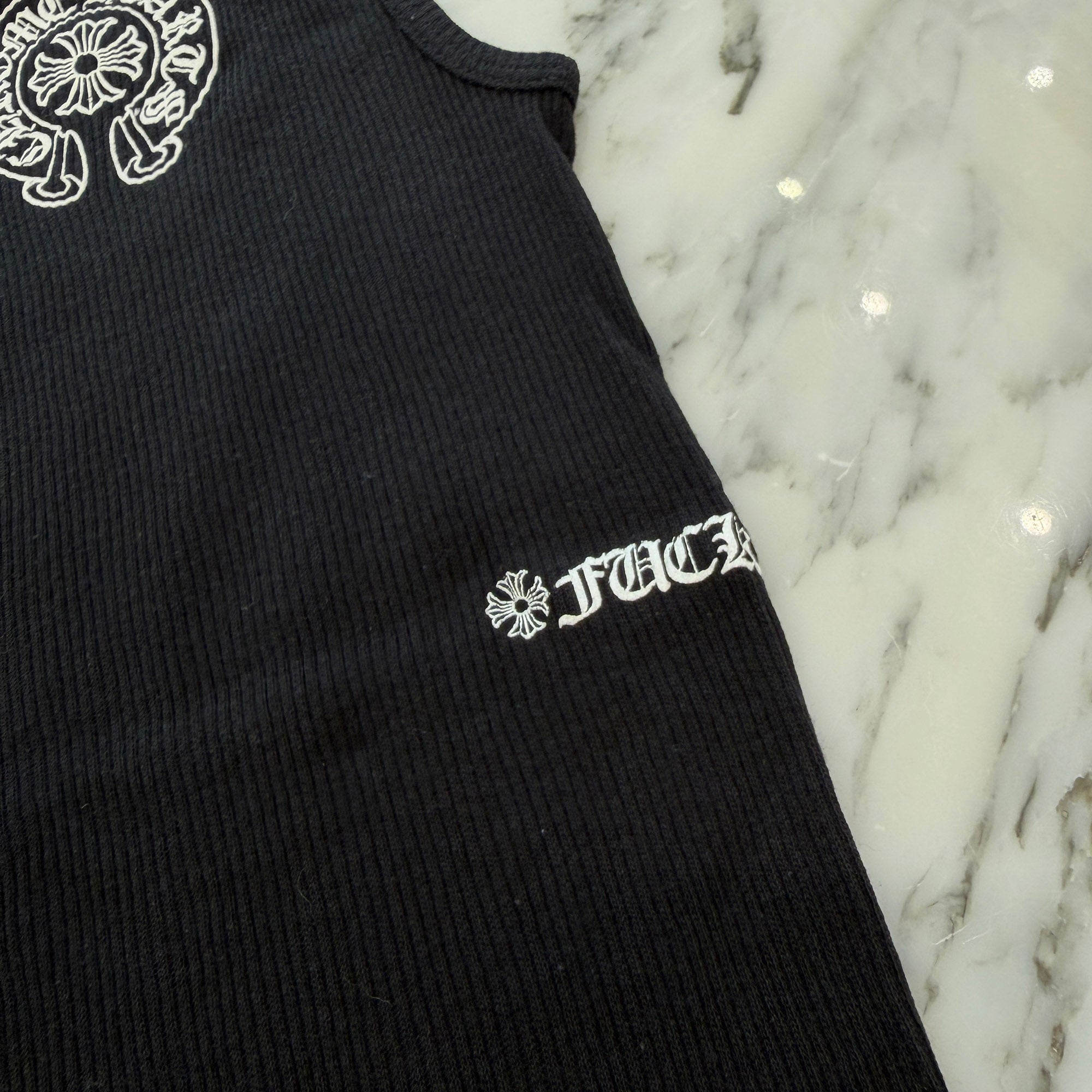 CHROME HEARTS Back Horseshoe Tank Top Size L クロムハーツ バックホースシュー タンクトップ サイズL