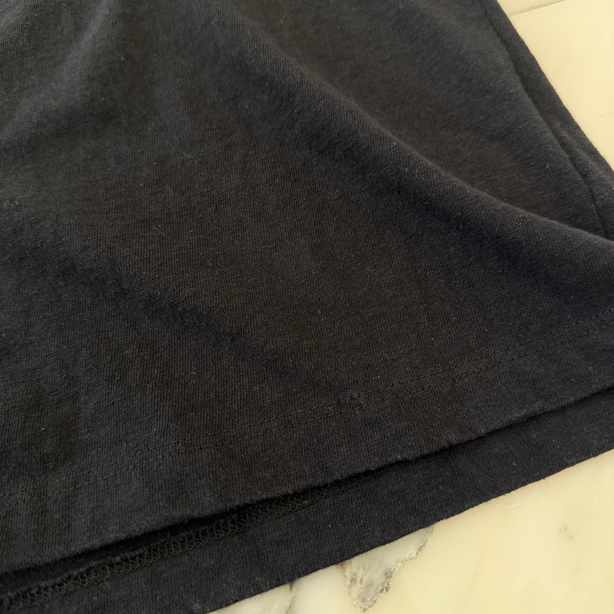 CHROME HEARTS Y NOT 1 Cross Leather Patch Henry Neck Tee Size XL クロムハーツ ワイノット 1 クロスレザーパッチ ヘンリーネック Tシャツ サイズXL