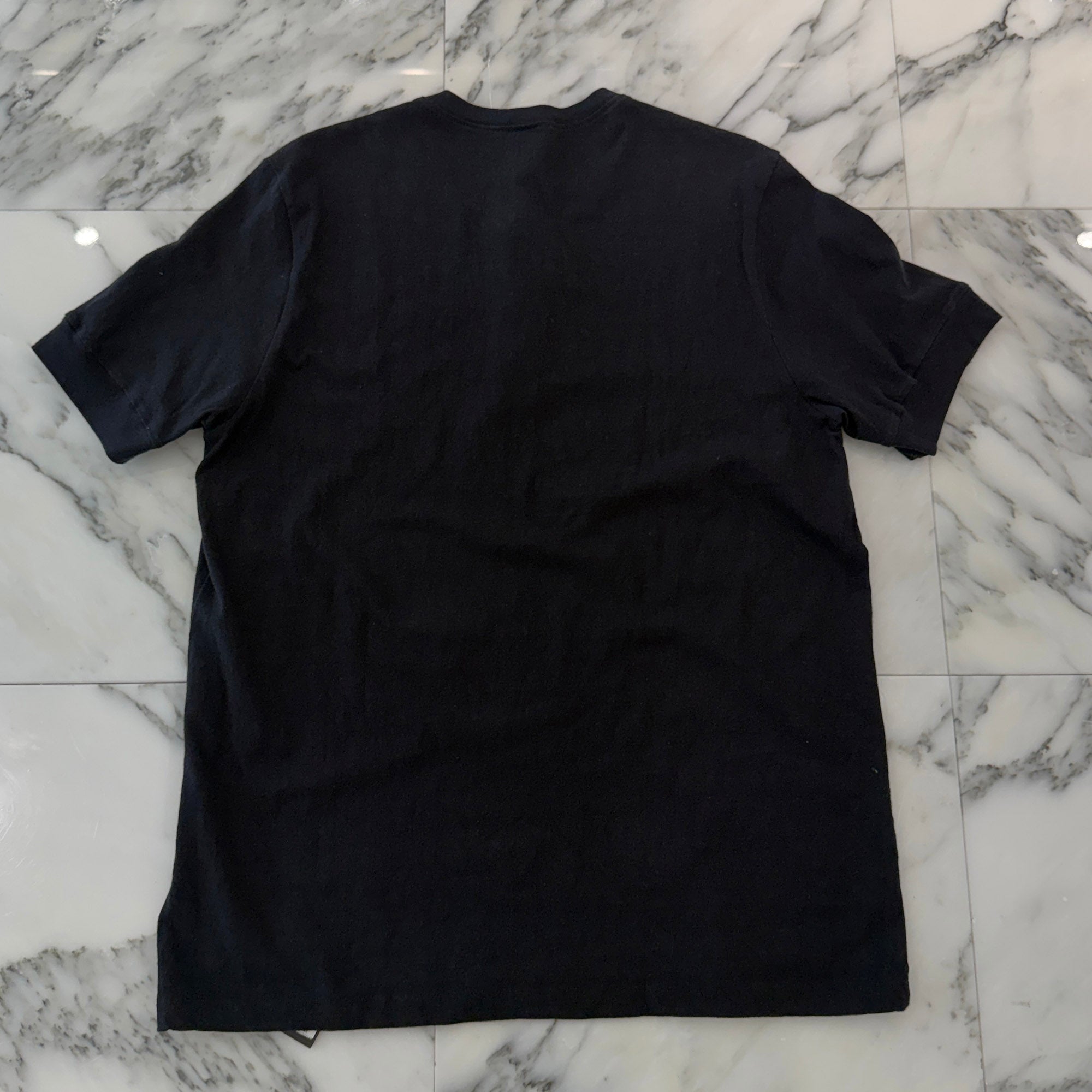 CHROME HEARTS Y NOT 1 Cross Leather Patch Henry Neck Tee Size XL クロムハーツ ワイノット 1 クロスレザーパッチ ヘンリーネック Tシャツ サイズXL