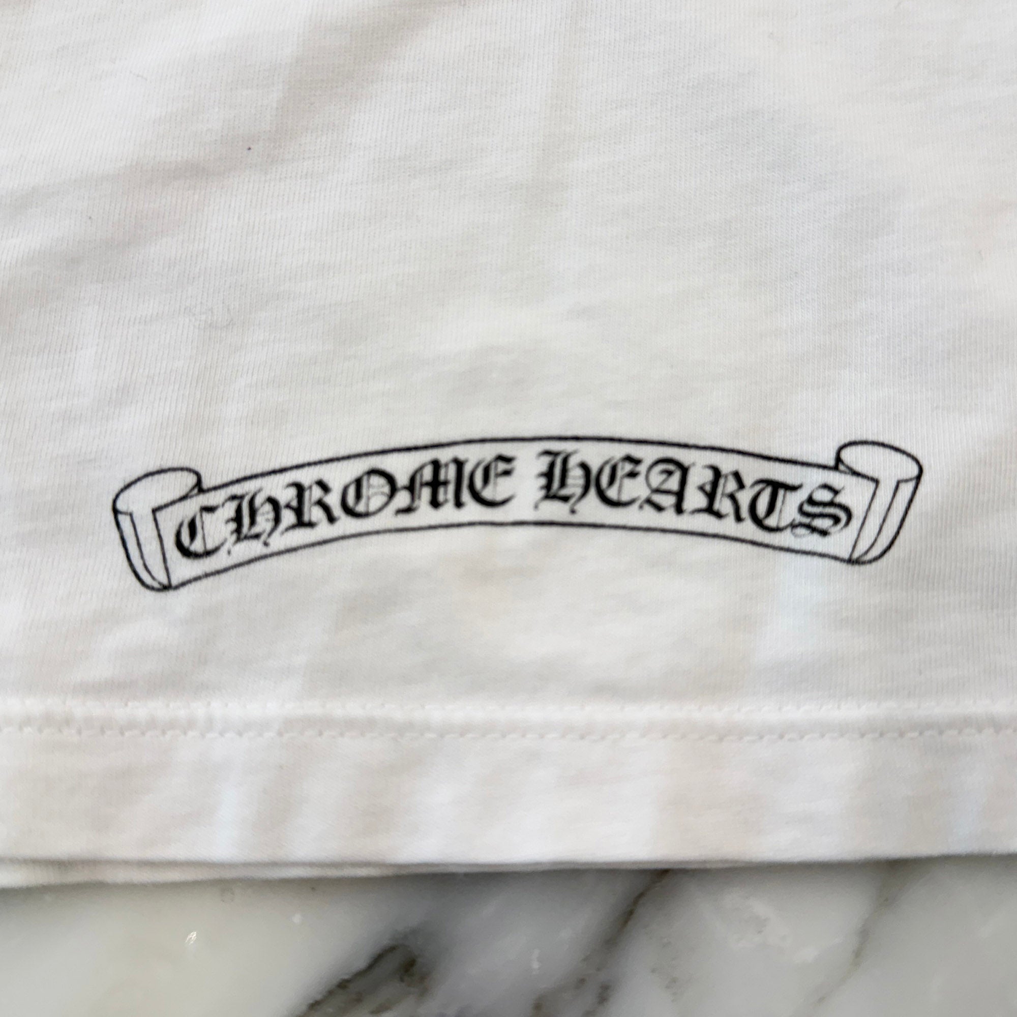 CHROME HEARTS Cross Ball button Polo Shirt Size S クロムハーツ クロスボールボタン ポロシャツ サイズS