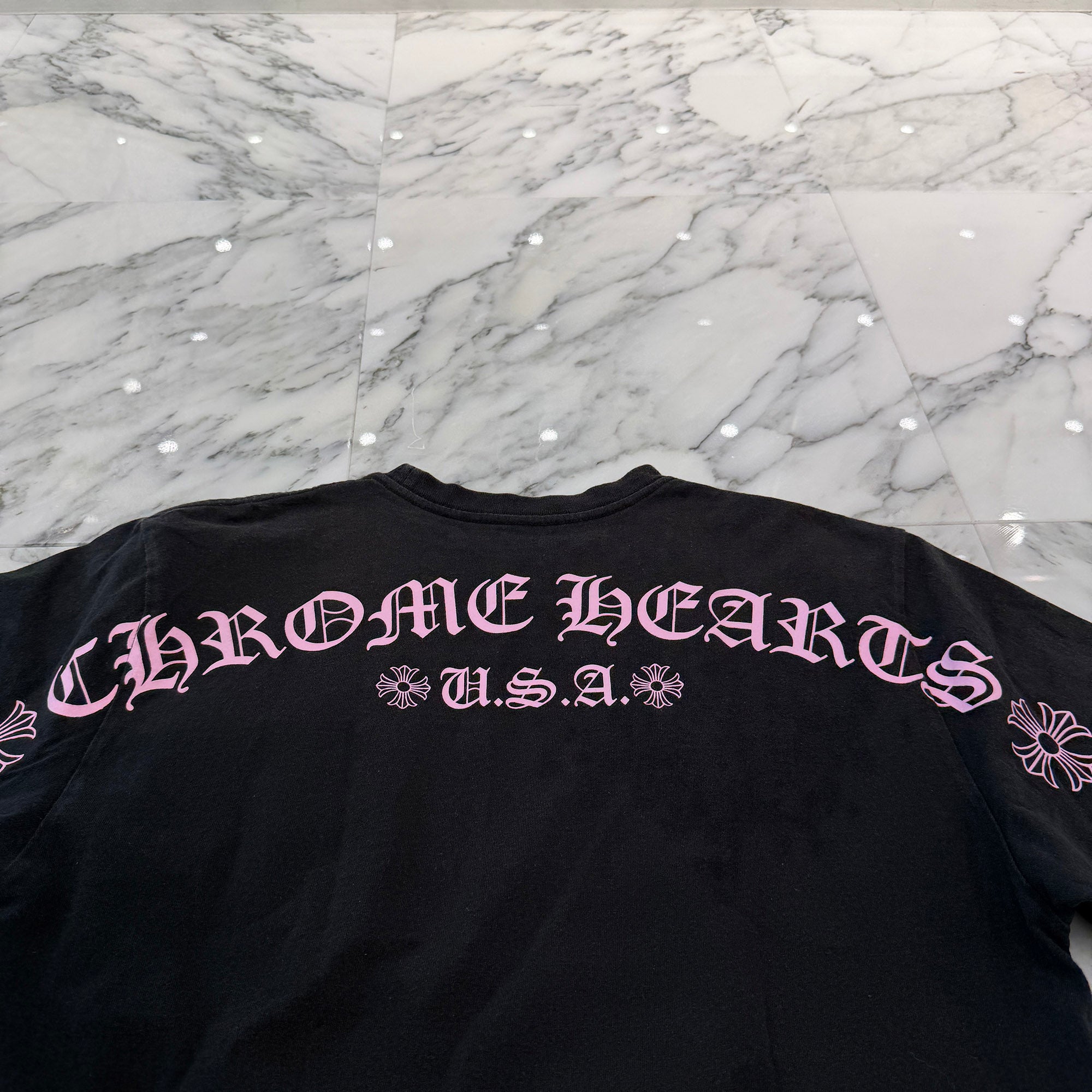 CHROME HEARTS × MATTY BOY USA Arch Logo Tee Size L クロムハーツ × マッティボーイ USA アーチロゴ Tシャツ サイズL