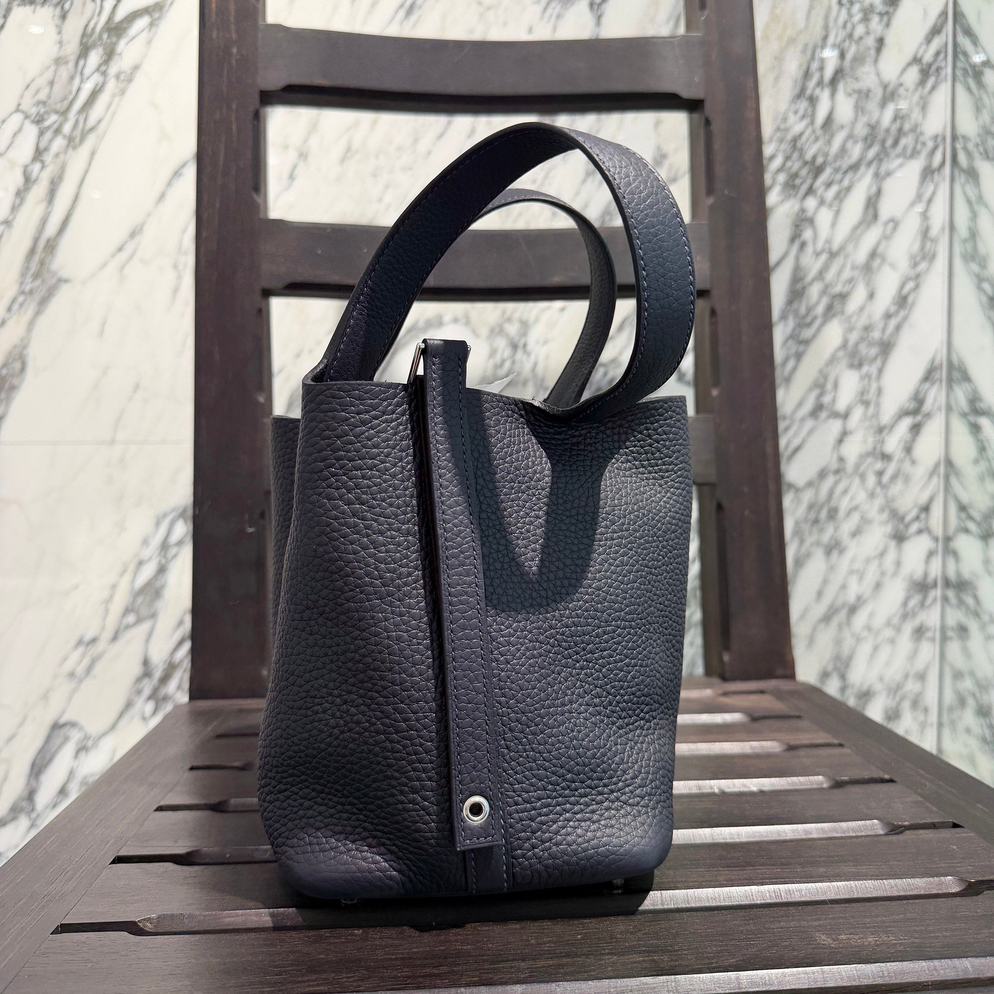 HERMES Picotin Lock PM "Bleu Nuit" G刻印 エルメス ピコタンロック PM "ブルー ニュイ" G刻印