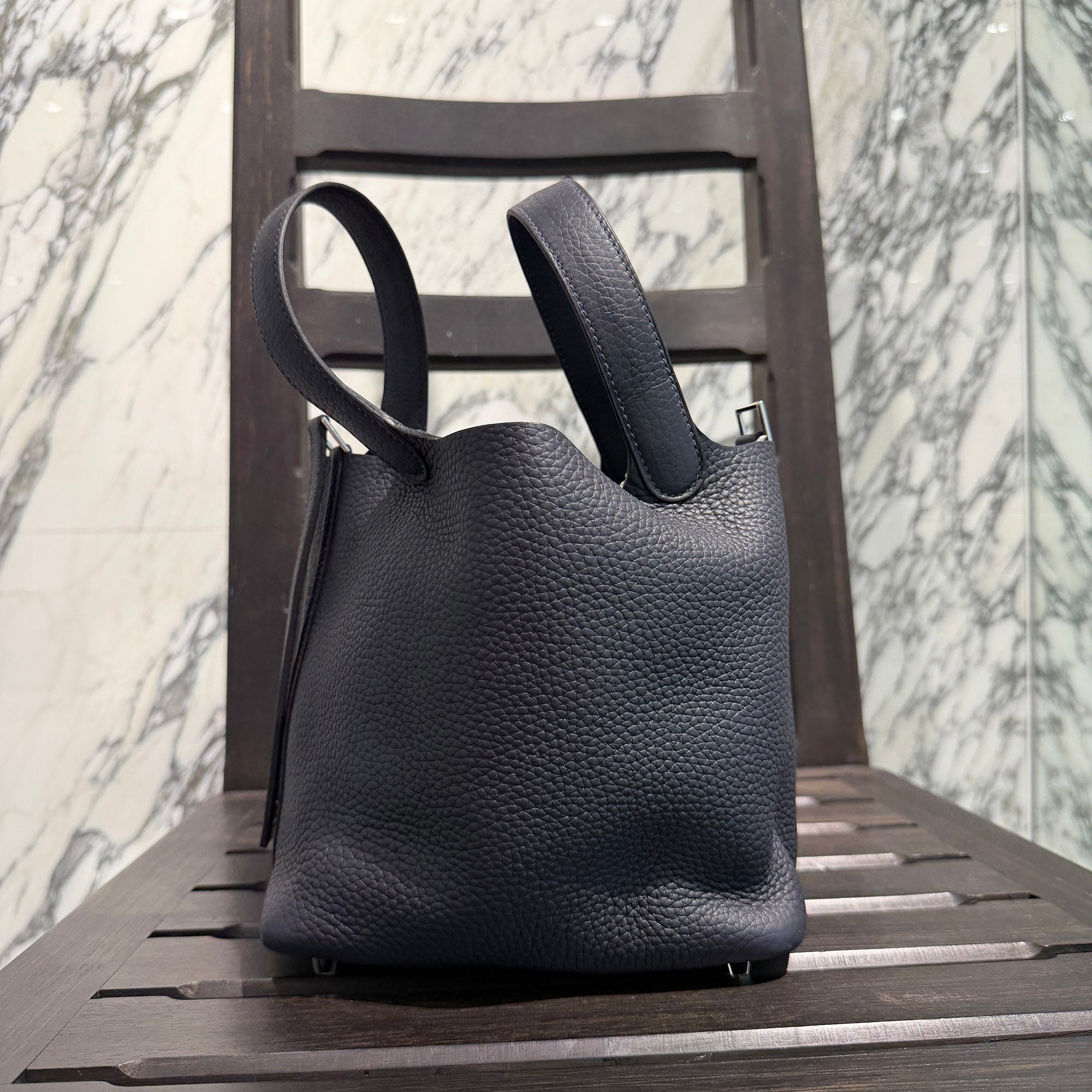 HERMES Picotin Lock PM "Bleu Nuit" G刻印 エルメス ピコタンロック PM "ブルー ニュイ" G刻印