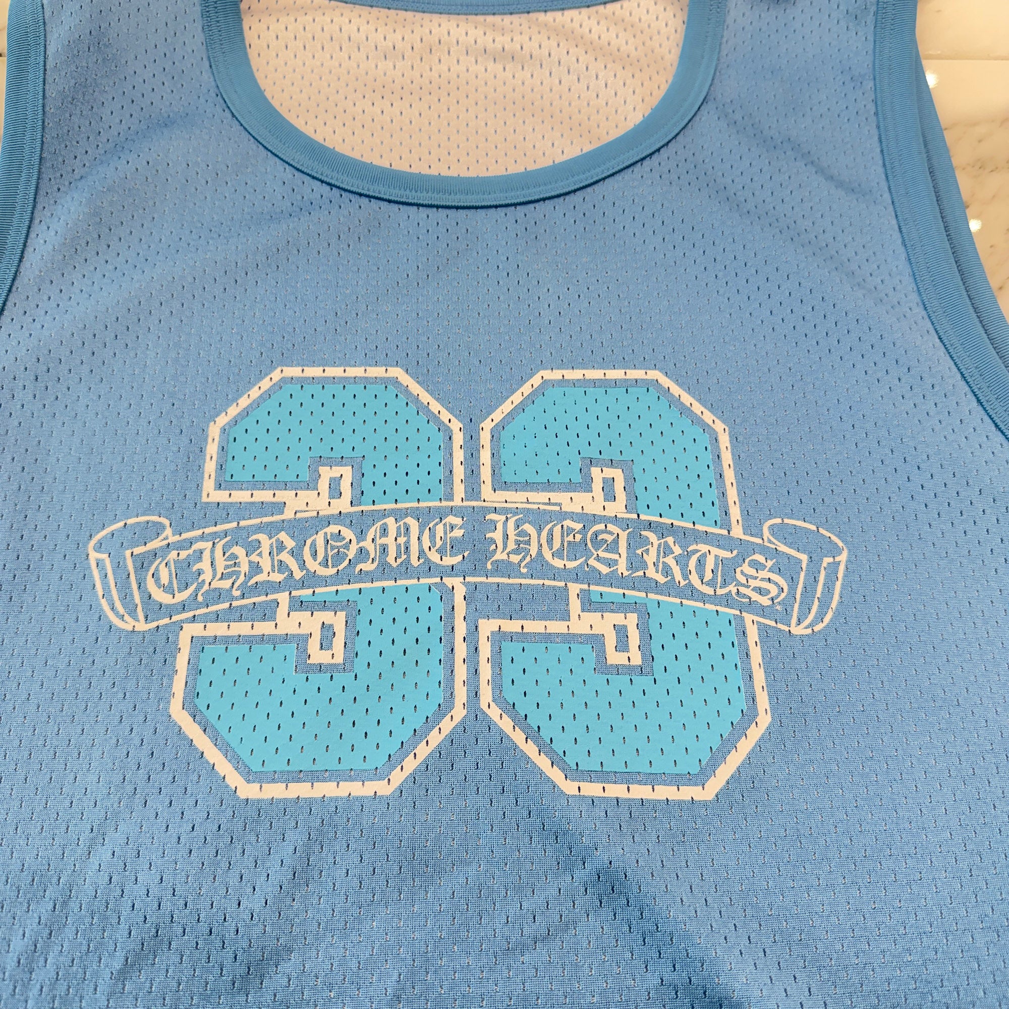 CHROME HEARTS Mesh Warm Up Jersey Size L クロムハーツ メッシュウォームアップジャージー サイズL