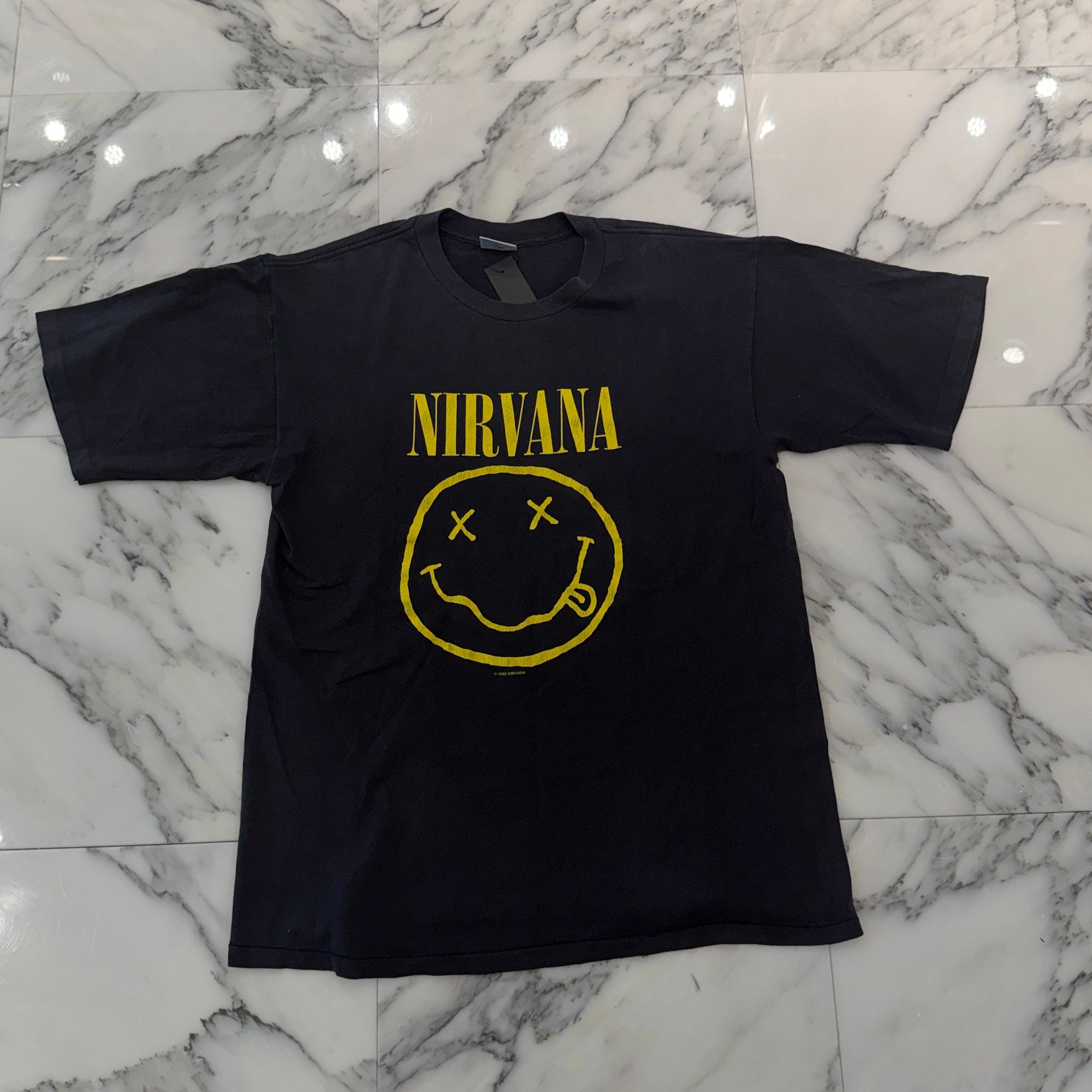 Vintage 90's NIRVANA "SMILE" All Sport S/S Tee Size L ヴィンテージ 90's ニルヴァーナ "スマイル" オールスポーツ社製 Tシャツ サイズL