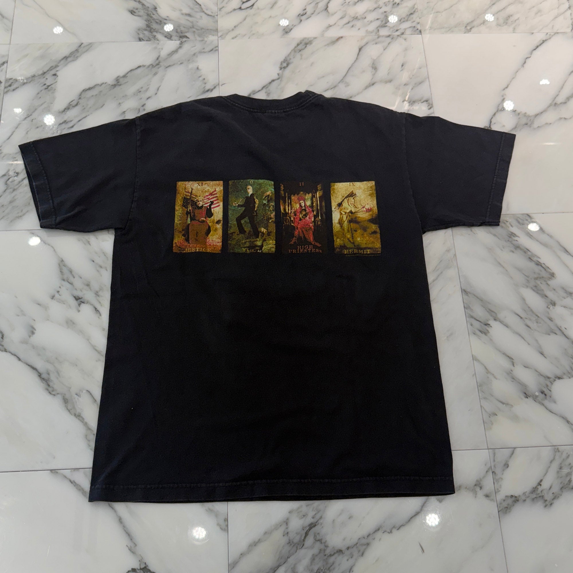 Vintage 00's Marilyn Manson "HIEROPHANT Tarot Card" ALSTYLE S/S Tee Size L ヴィンテージ 00's マリリン・マンソン "ハイエロファント タロットカード" アルスタイル社製 Tシャツ サイズL