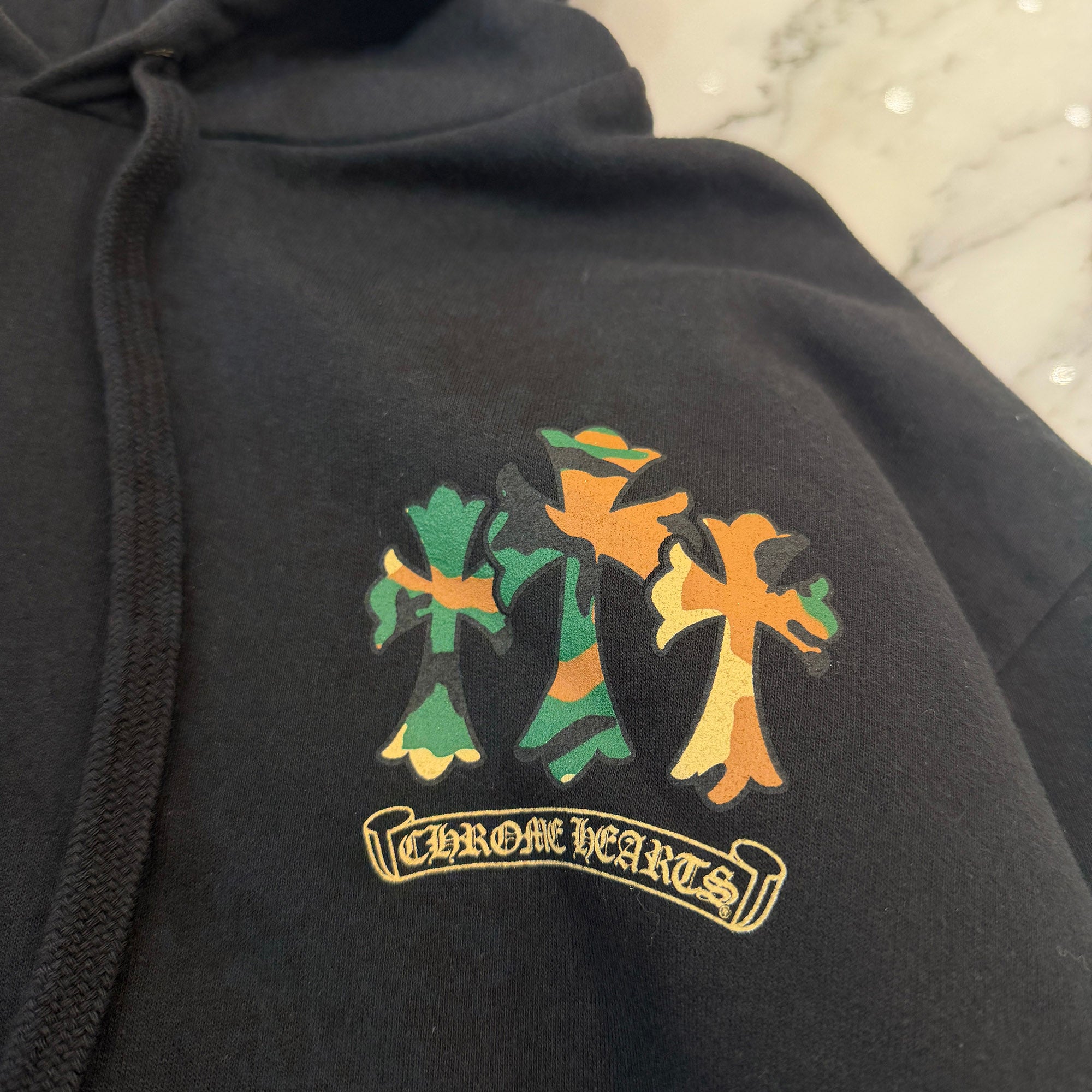 CHROME HEARTS Camo Horseshoe Pullover Hoodie Size M クロムハーツ カモ ホースシュープルオーバーフーディ サイズM