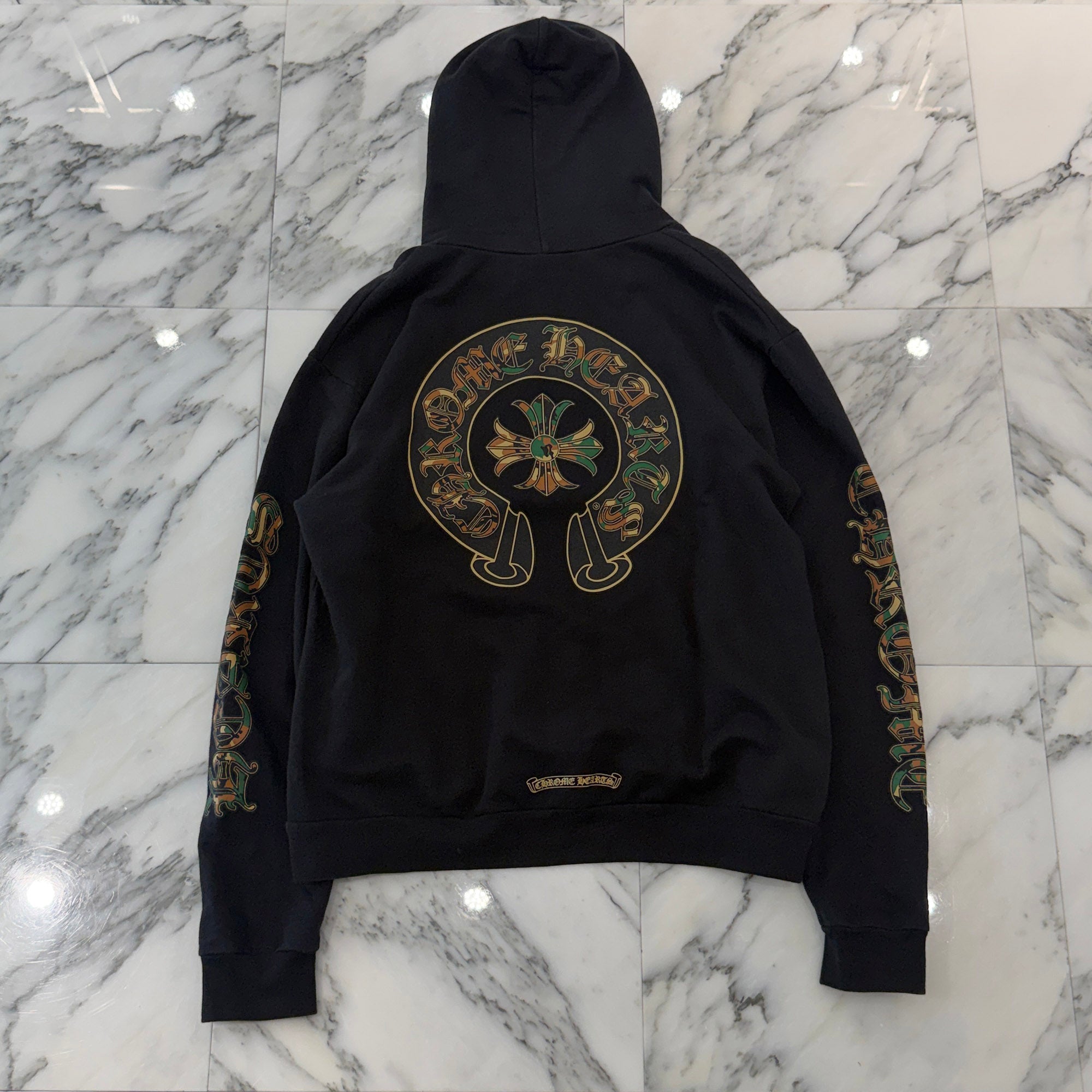 CHROME HEARTS Camo Horseshoe Pullover Hoodie Size M クロムハーツ カモ ホースシュープルオーバーフーディ サイズM
