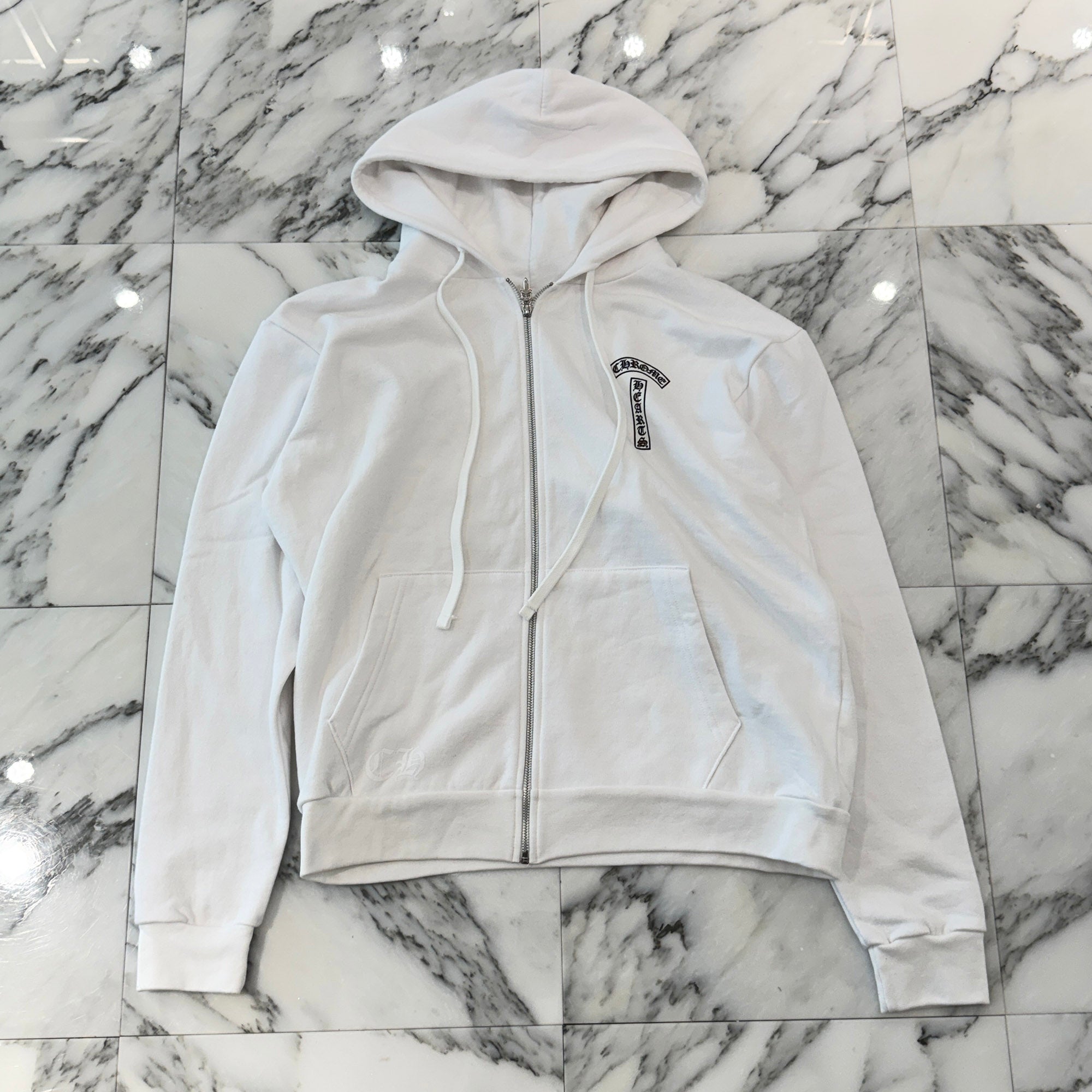 CHROME HEARTS Back Arch USA Logo Zip Up Hoodie Size M クロムハーツ バックアーチ USAロゴ ジップアップフーディー サイズM