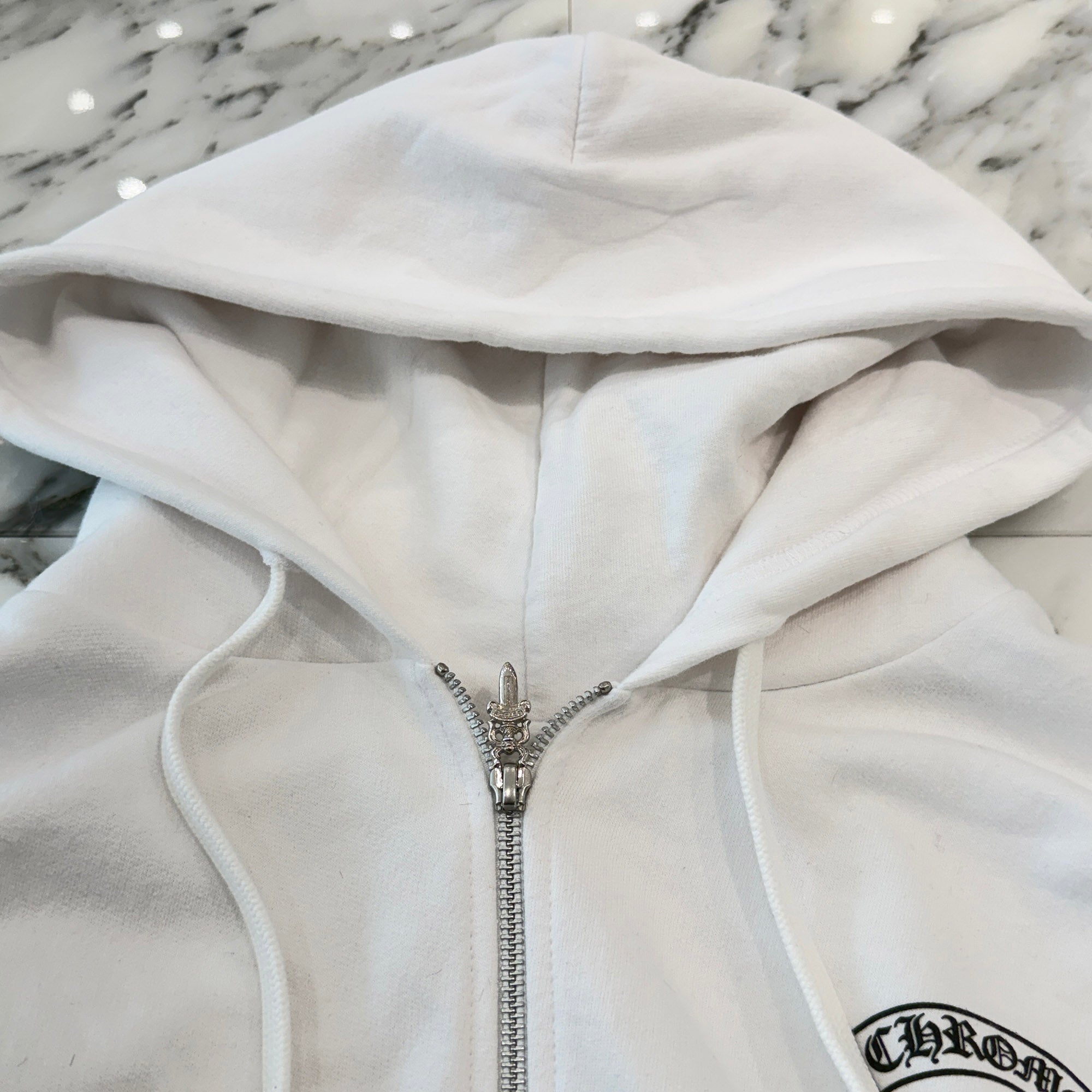 CHROME HEARTS Back Arch USA Logo Zip Up Hoodie Size M クロムハーツ バックアーチ USAロゴ ジップアップフーディー サイズM