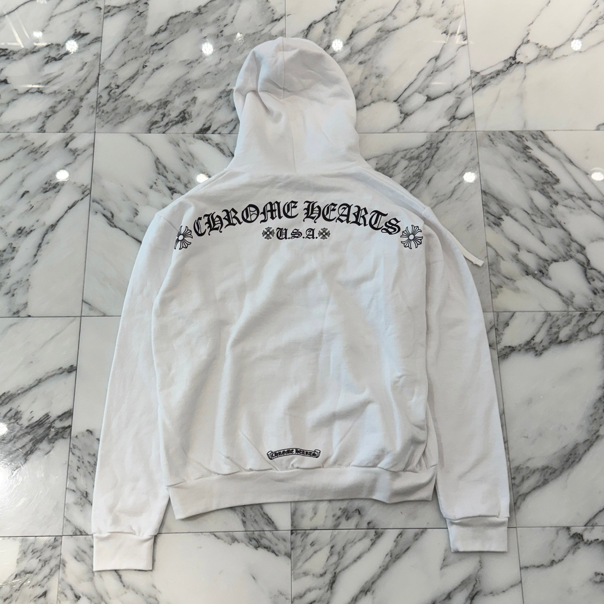 CHROME HEARTS Back Arch USA Logo Zip Up Hoodie Size M クロムハーツ バックアーチ USAロゴ ジップアップフーディー サイズM