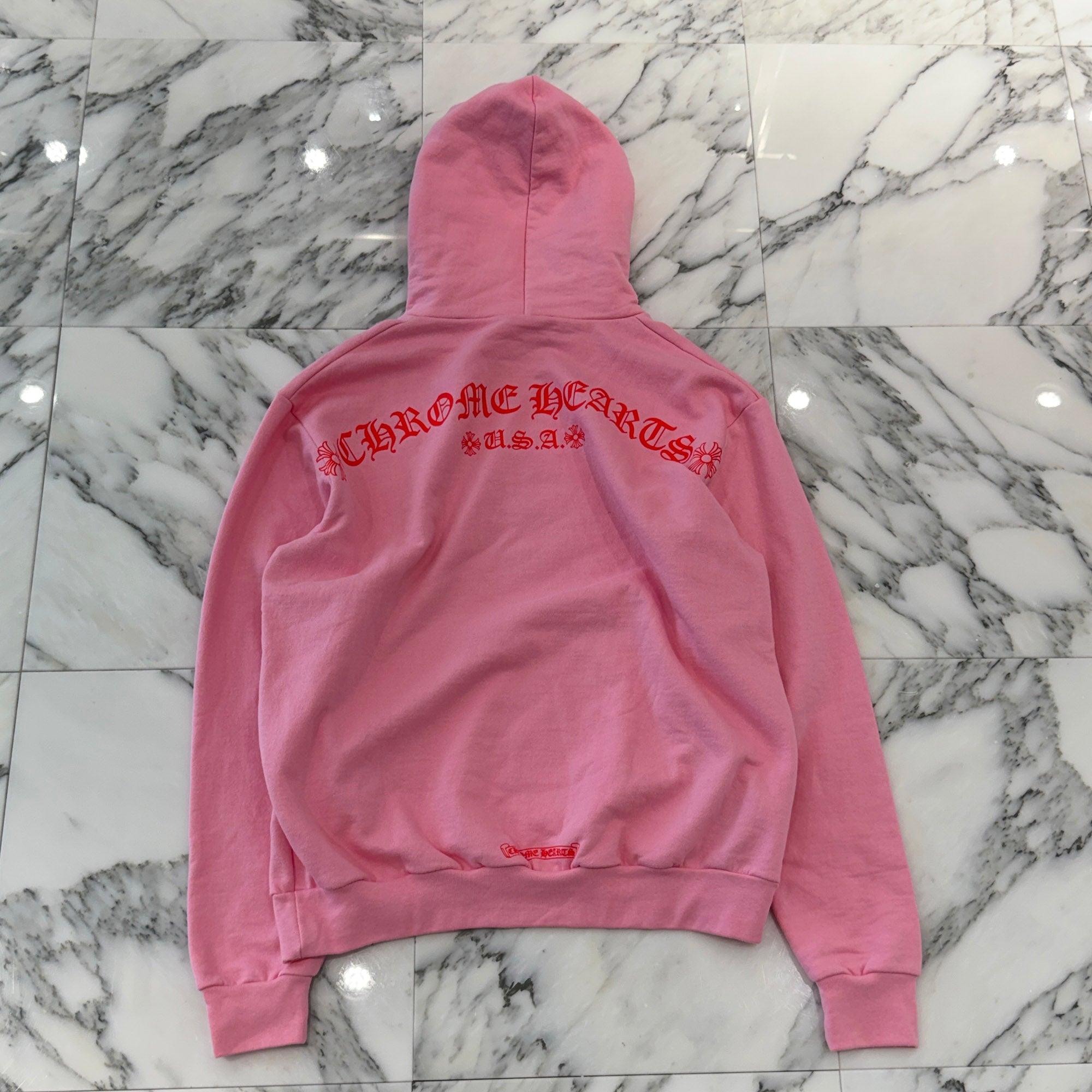 CHROME HEARTS Back Arch Logo USA Pullover Hoodie Size M クロムハーツ バック アーチロゴUSA プルオーバーフーディ サイズM