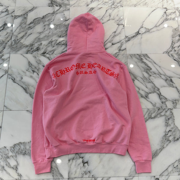 CHROME HEARTS Back Arch Logo USA Pullover Hoodie Size M クロムハーツ バック アーチロゴUSA プルオーバーフーディ サイズM