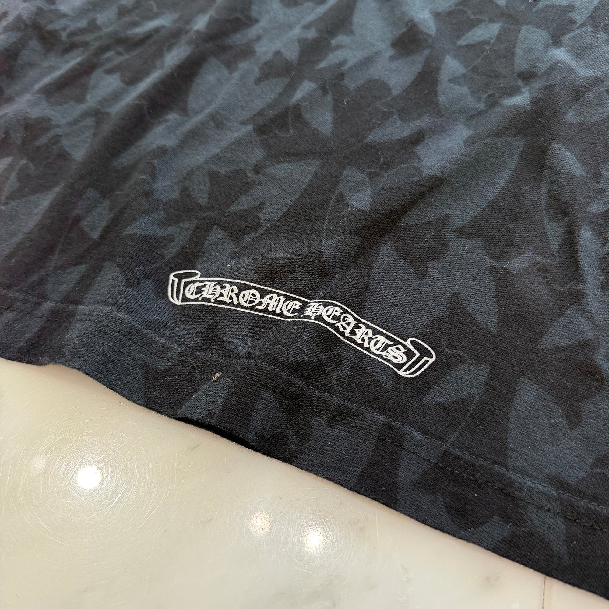 CHROME HEARTS 2024SS Graveyard Cemetery Cross Long Sleeve Tee Size XL クロムハーツ グレイブヤード セメタリークロス ロングスリーブTシャツ サイズXL