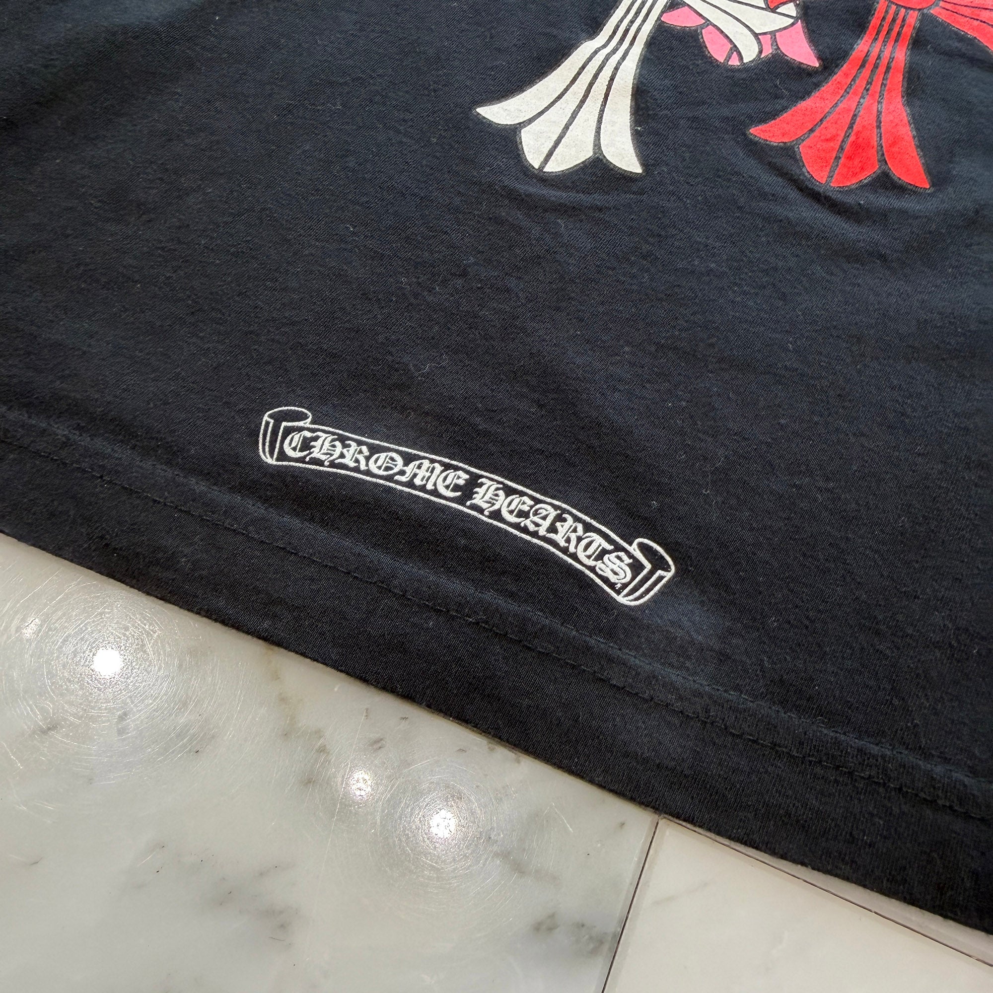 CHROME HEARTS 2021SS MLTCOL CEM CRS Long Sleeve Tee Size M クロムハーツ マルチカラー セメタリークロス ロングスリーブTシャツ サイズM