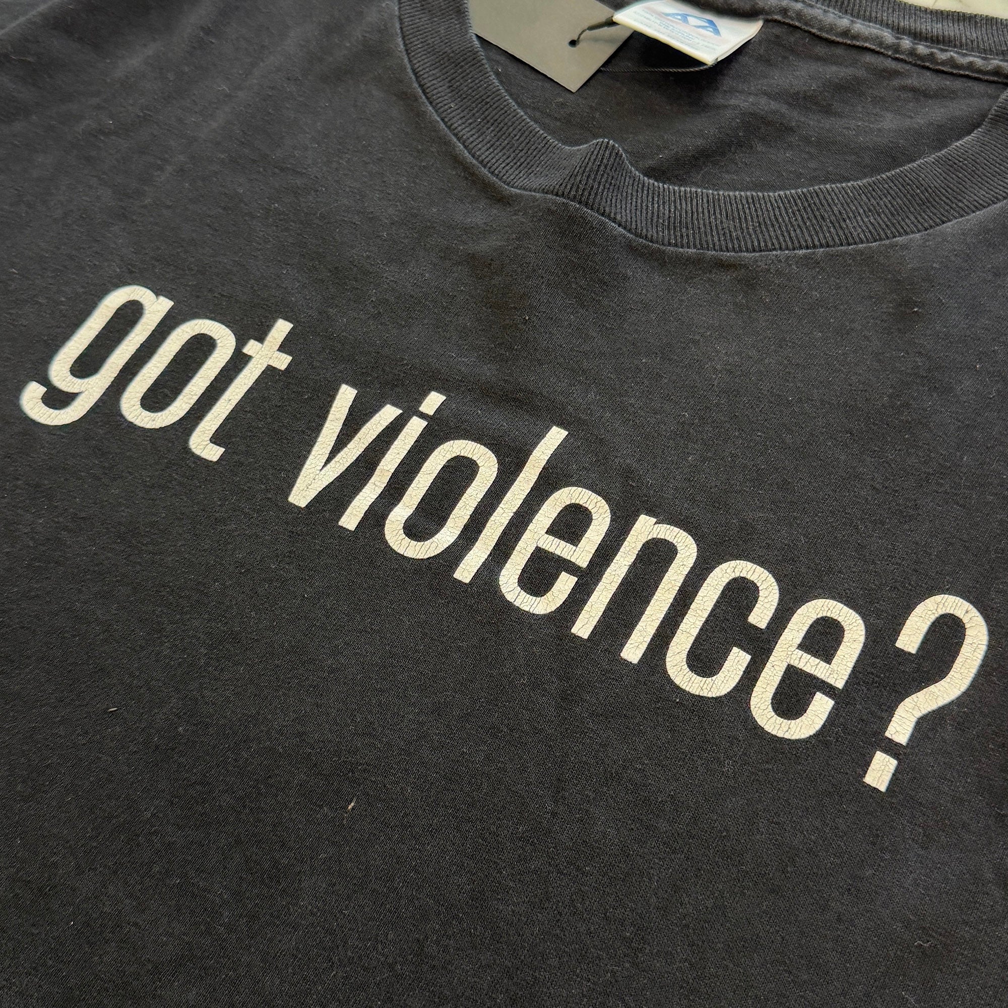Vintage 90's Marilyn Manson "got violence?" ALSTYLE S/S Tee Size XL ヴィンテージ 90's マリリンマンソン "ガット ヴァイオレンス?" アルスタイル社製 Tシャツ サイズXL