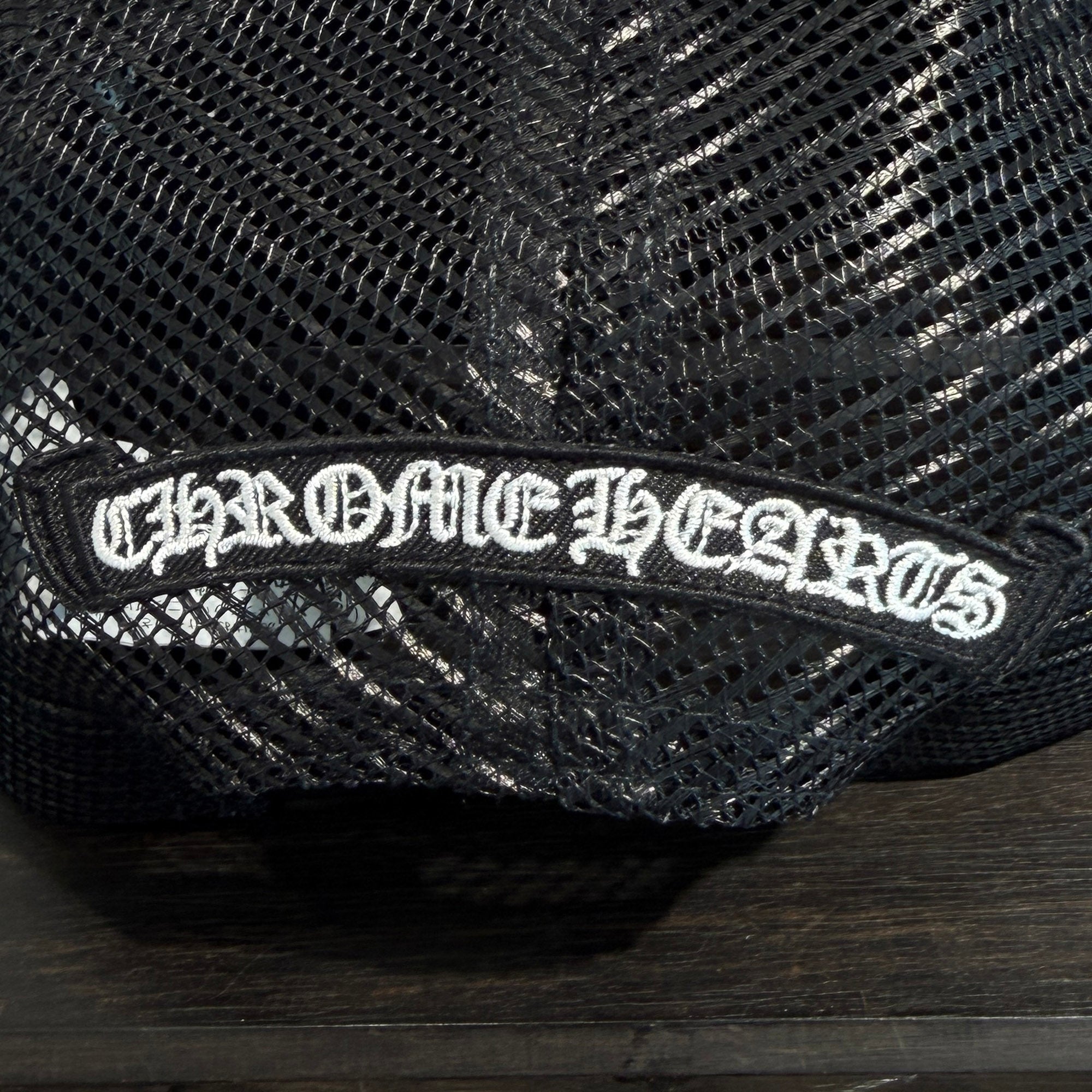 CHROME HEARTS FUCK Leather Patch Trucker Cap Size ONE SIZE (51-61