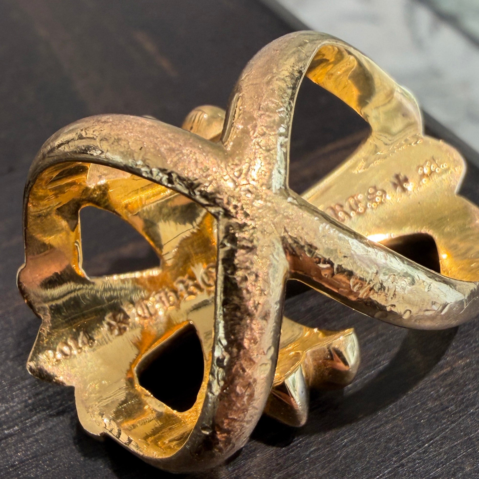 CHROME HEARTS 22K Infinity CRS Pave Diamond Ring Size 13.5号 クロムハーツ 22K インフィニティークロス パヴェダイヤモンド リング サイズ13.5号
