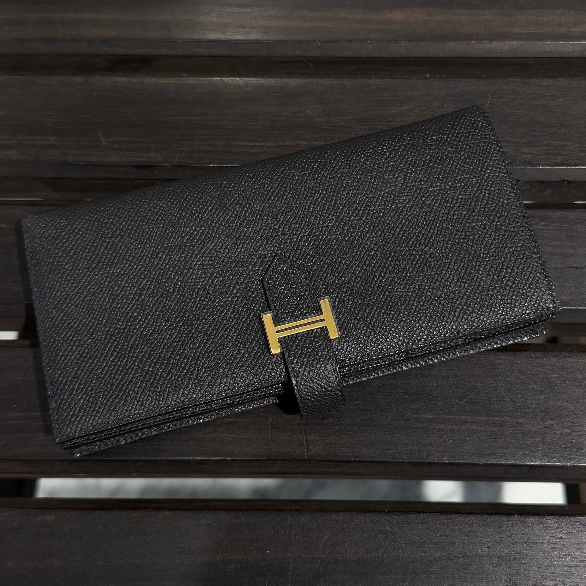 HERMES Bearn Soufflet Leather Wallet G刻印 エルメス ベアンスフレ レザーウォレット G刻印