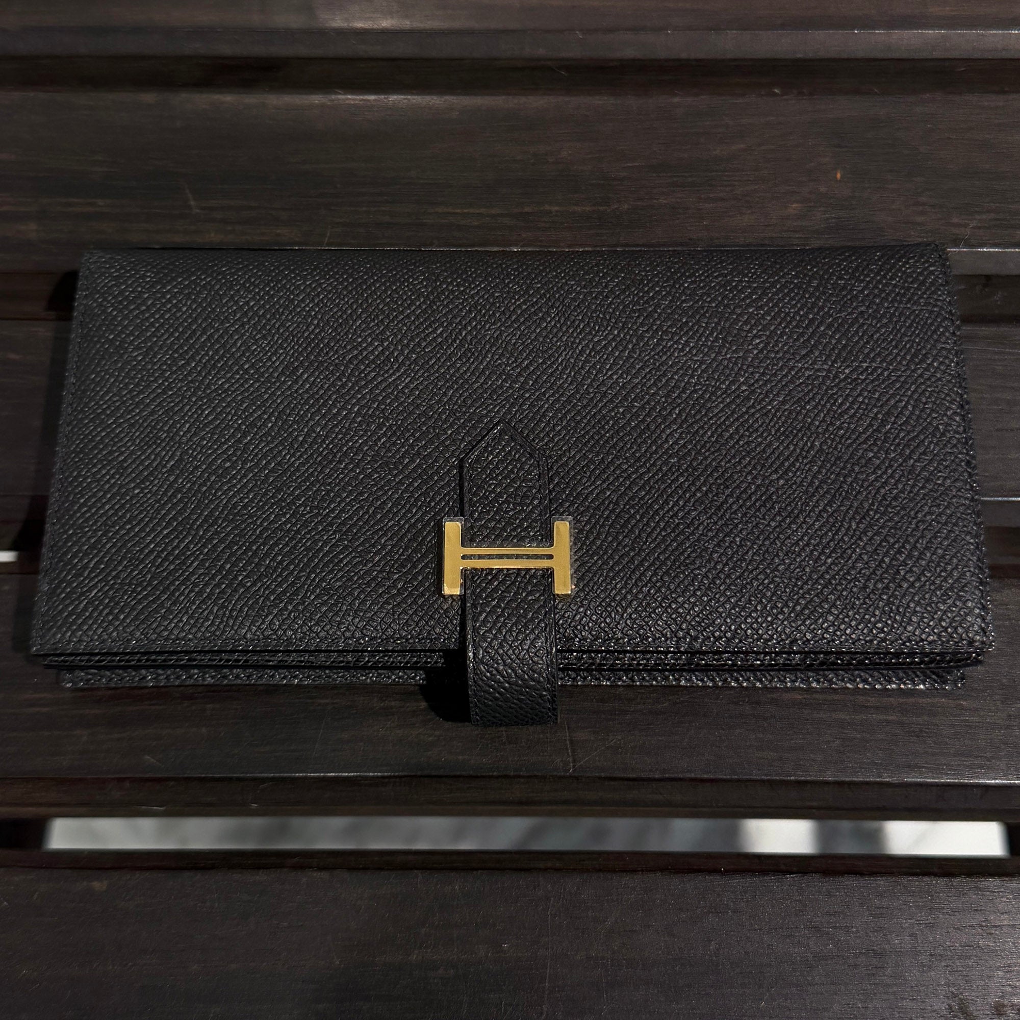 HERMES Bearn Soufflet Leather Wallet G刻印 エルメス ベアンスフレ レザーウォレット G刻印