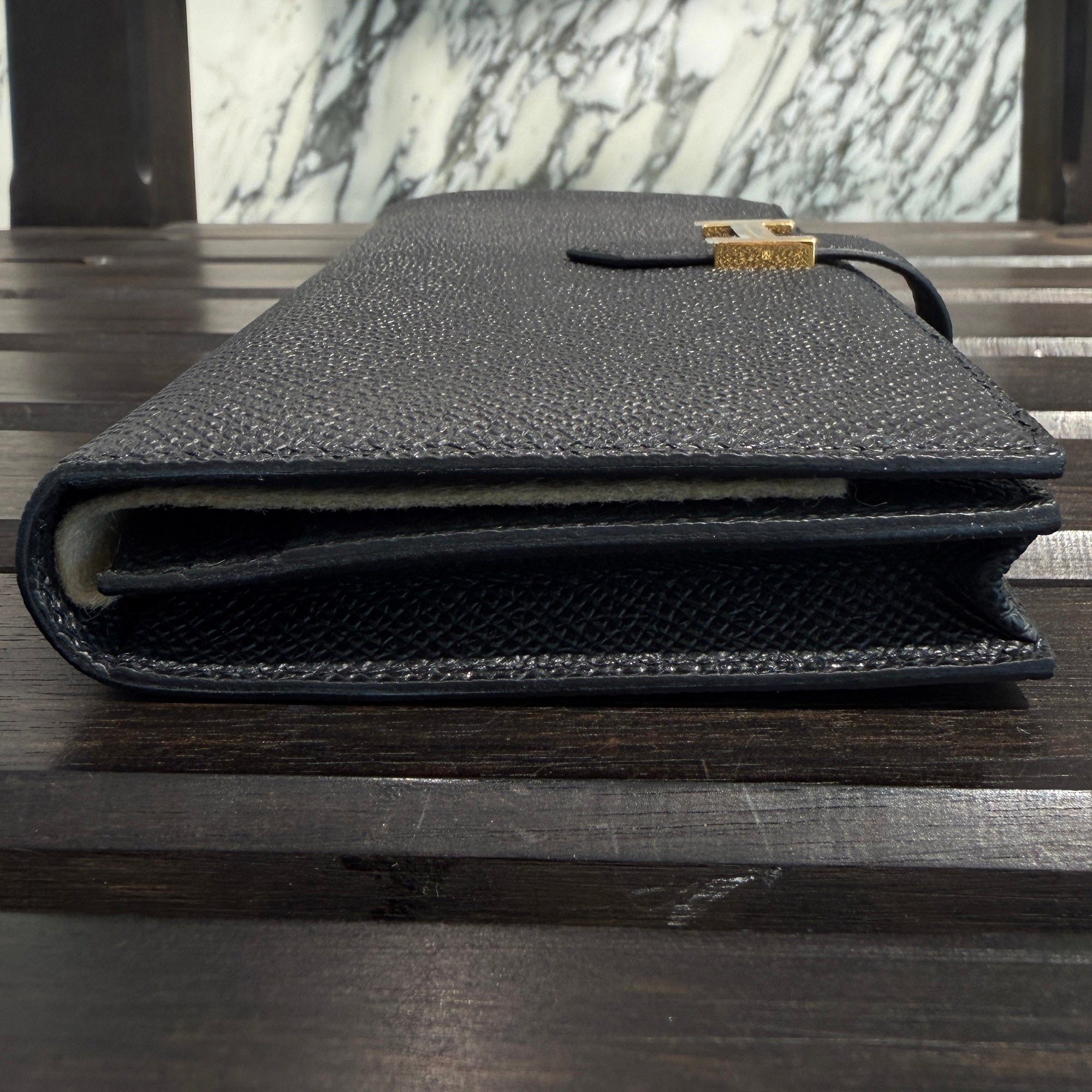 HERMES Bearn Soufflet Leather Wallet G刻印 エルメス ベアンスフレ レザーウォレット G刻印