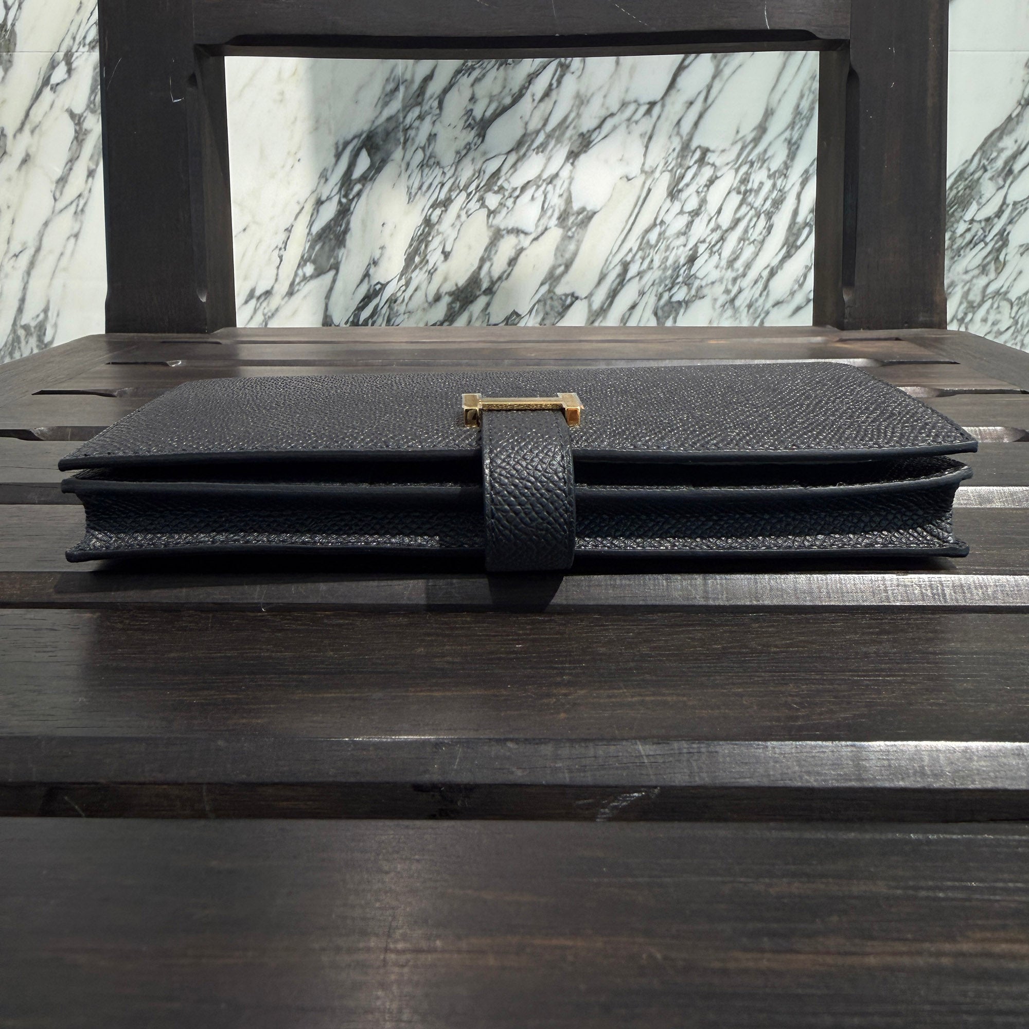 HERMES Bearn Soufflet Leather Wallet G刻印 エルメス ベアンスフレ レザーウォレット G刻印