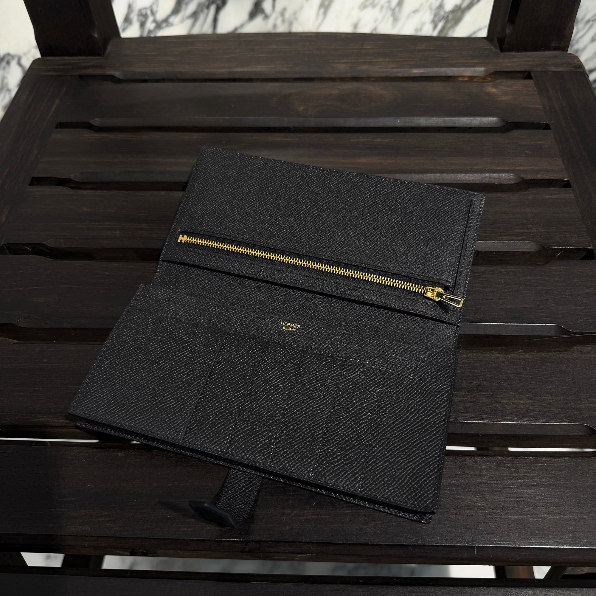 HERMES Bearn Soufflet Leather Wallet G刻印 エルメス ベアンスフレ レザーウォレット G刻印