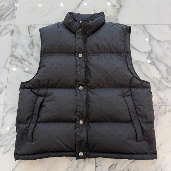 CHROME HEARTS CH Plus Stiff Down Vest Size XL クロムハーツ CHプラス スティッフ ダウンベスト サイズXL