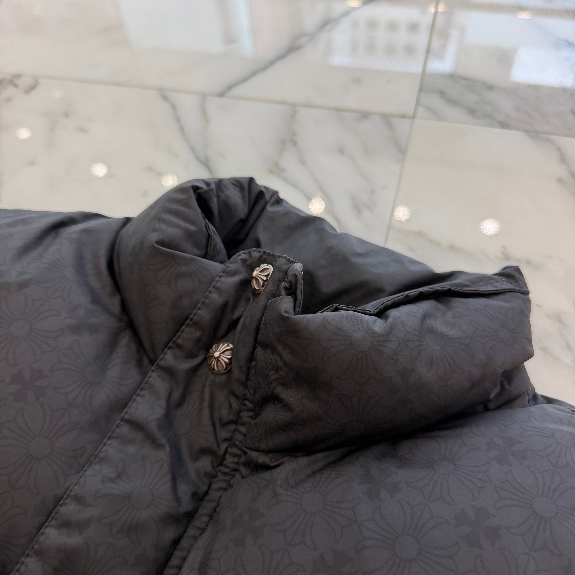 CHROME HEARTS CH Plus Stiff Down Vest Size S クロムハーツ CHプラス スティッフ ダウンベスト サイズS