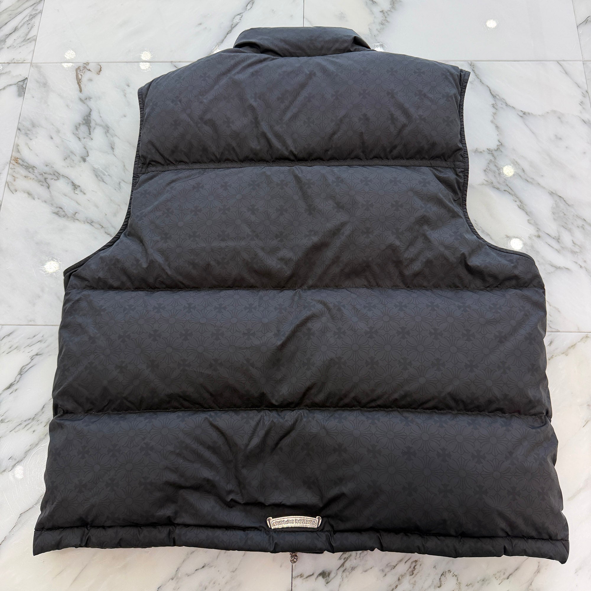 CHROME HEARTS CH Plus Stiff Down Vest Size S クロムハーツ CHプラス スティッフ ダウンベスト サイズS