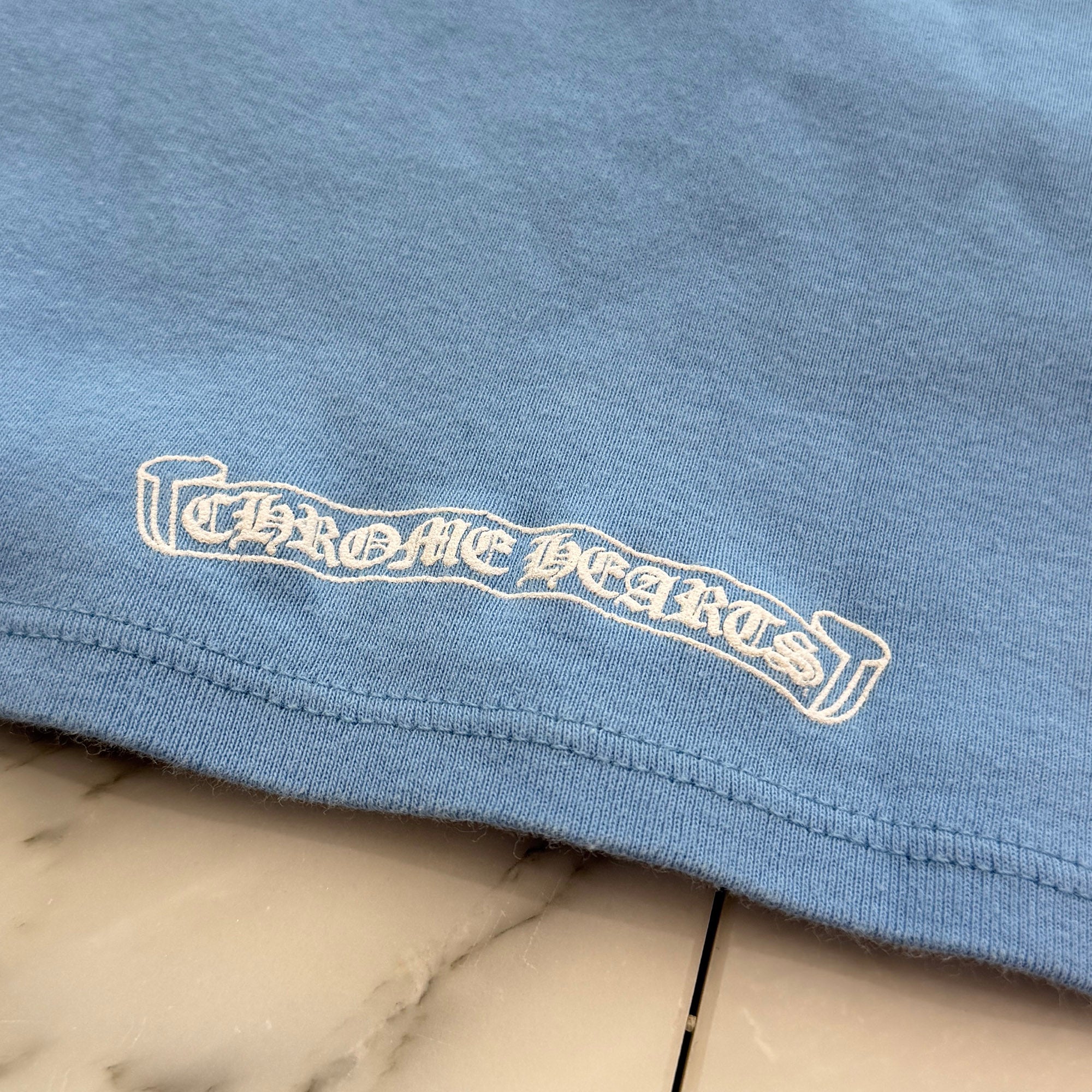 CHROME HEARTS Cemetery Cross Print Raglan Long Sleeve Tee Size M クロムハーツ セメタリークロス プリント ラグランロングスリーブTシャツ サイズM