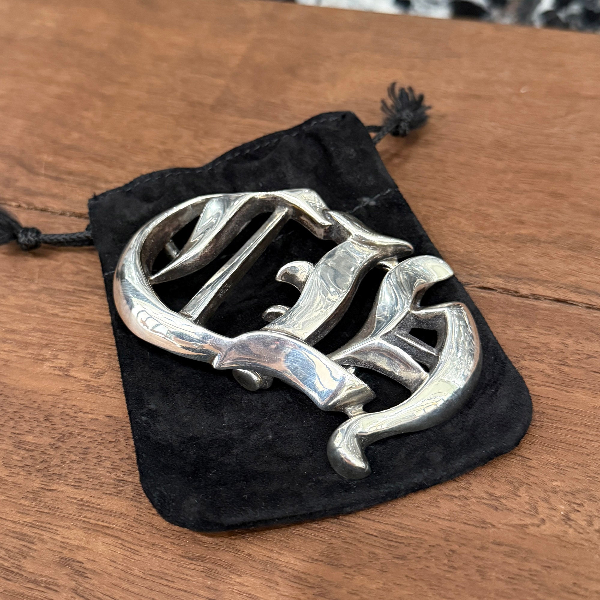 CHROME HEARTS CH Logo Silver Buckle クロムハーツ CHロゴ シルバー バックル