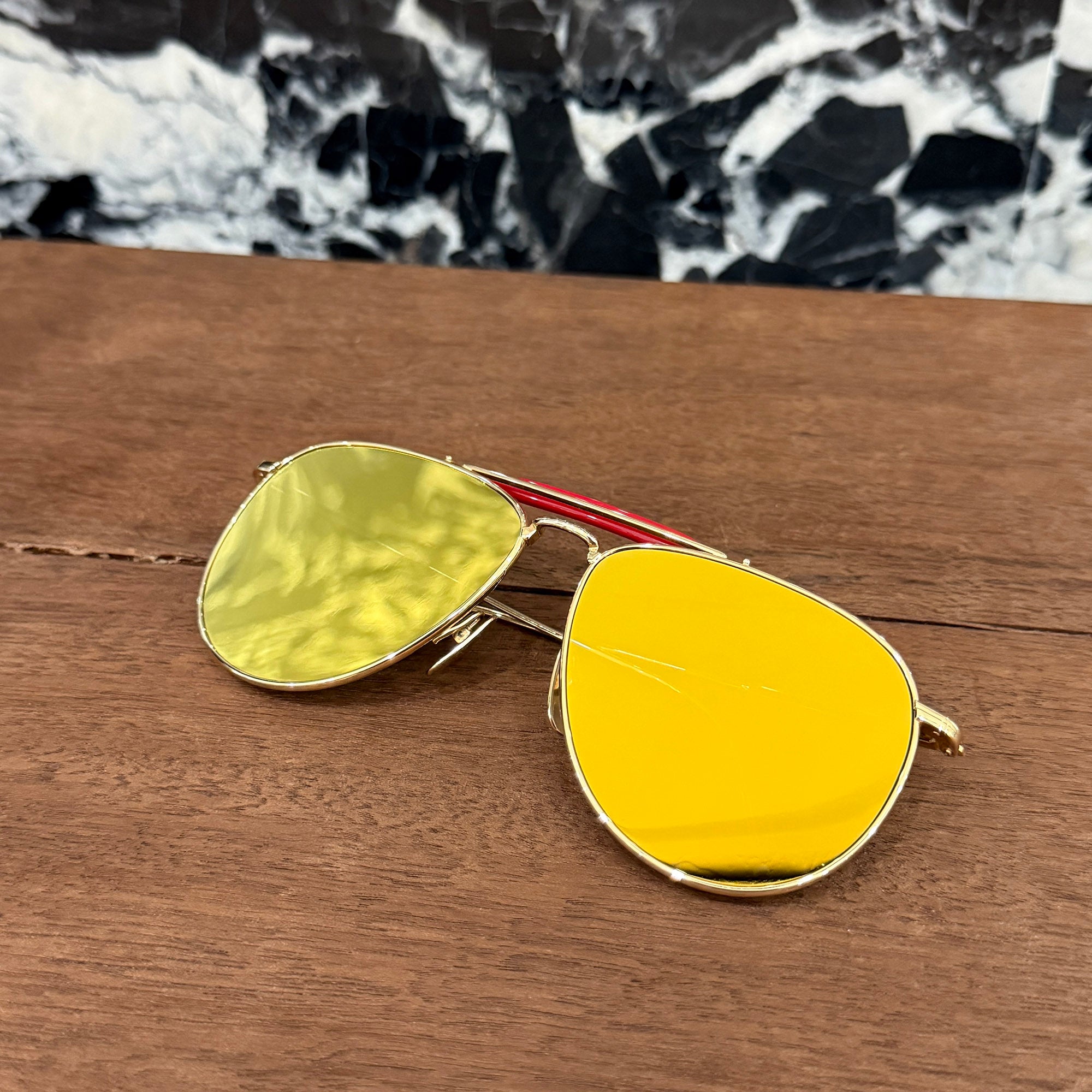 THOM BROWNE 2014SS Double Bridge Sunglasses TB-015-LTD-GLD-62 トムブラウン ダブルブリッジ サングラス