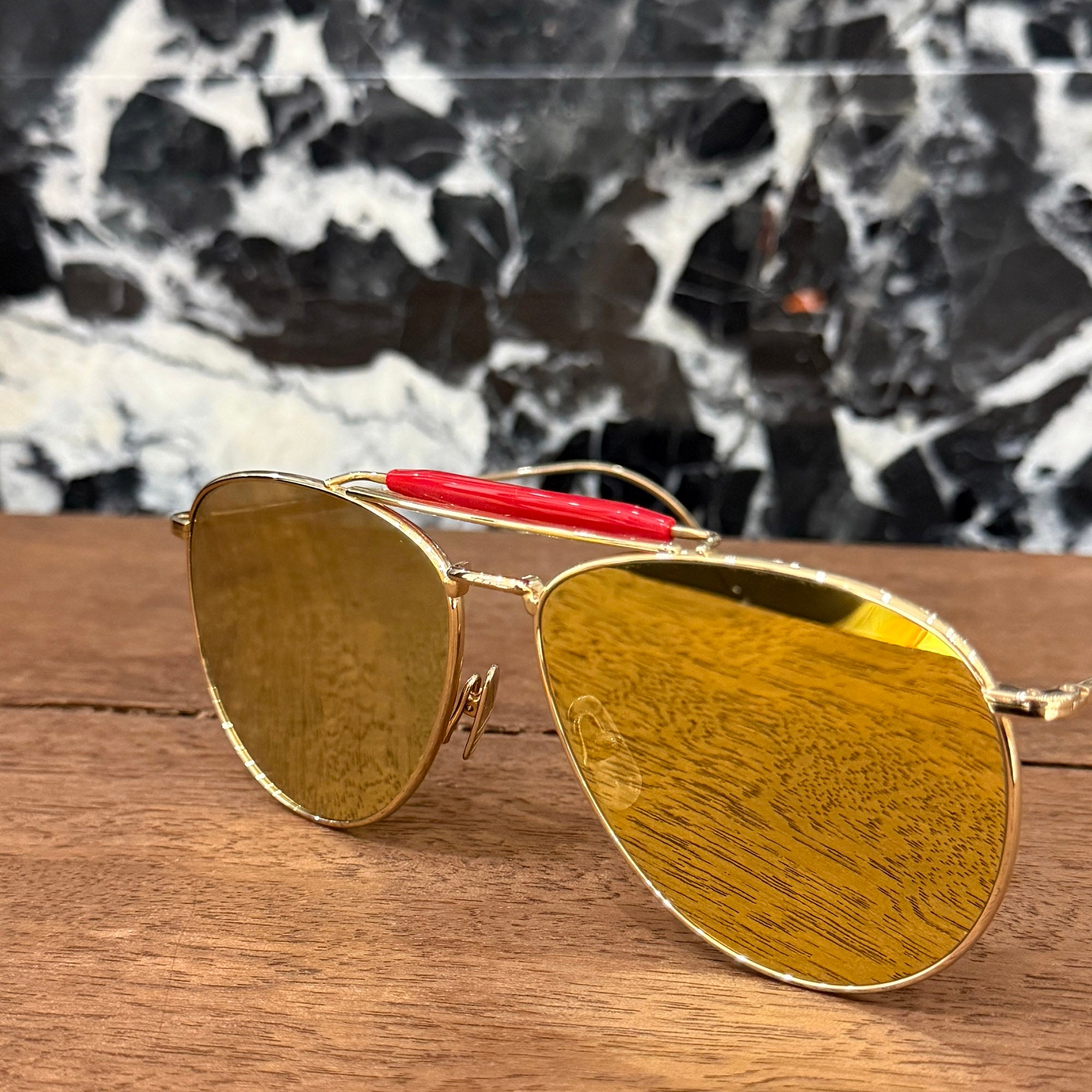THOM BROWNE 2014SS Double Bridge Sunglasses TB-015-LTD-GLD-62 トムブラウン ダブルブリッジ サングラス
